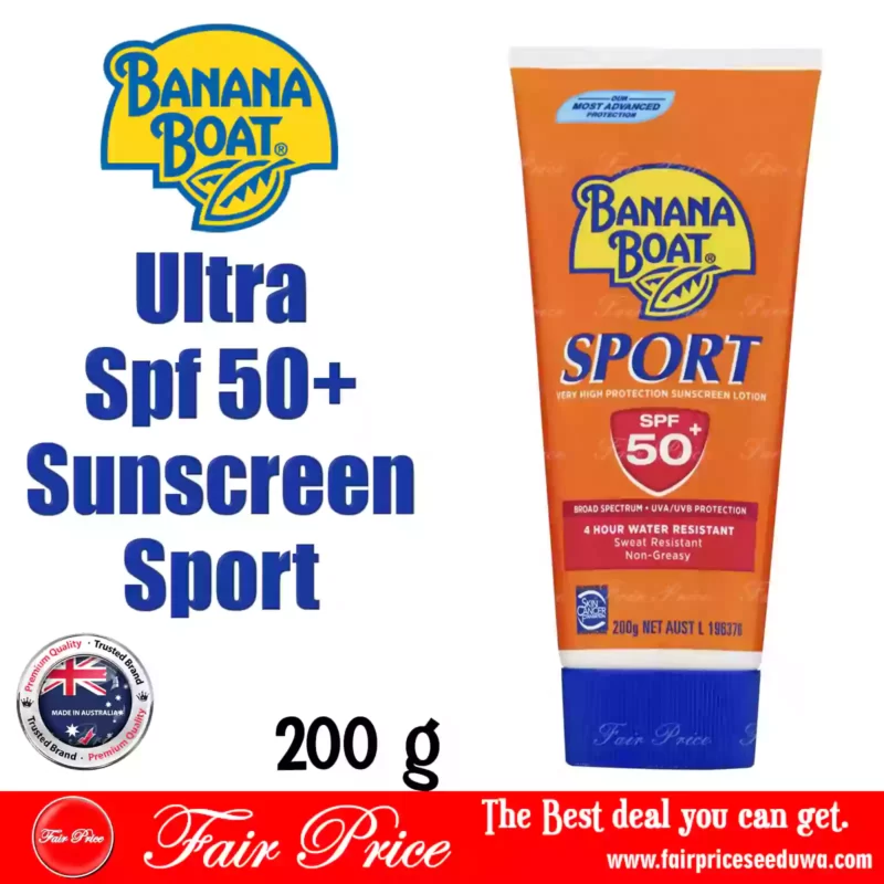 Banana Boat Spf 50+ Sunscreen Sport 200g