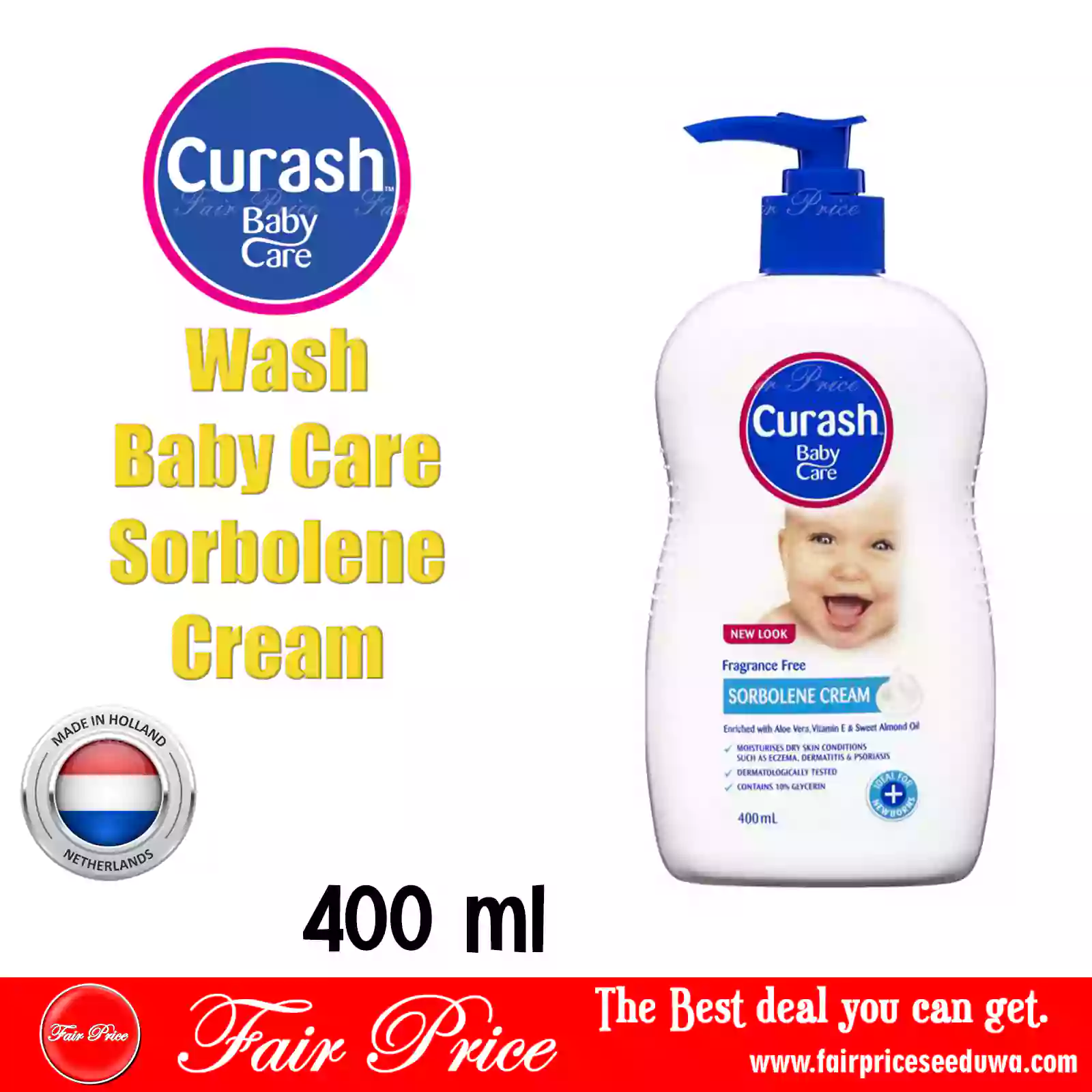 Curash store baby cream