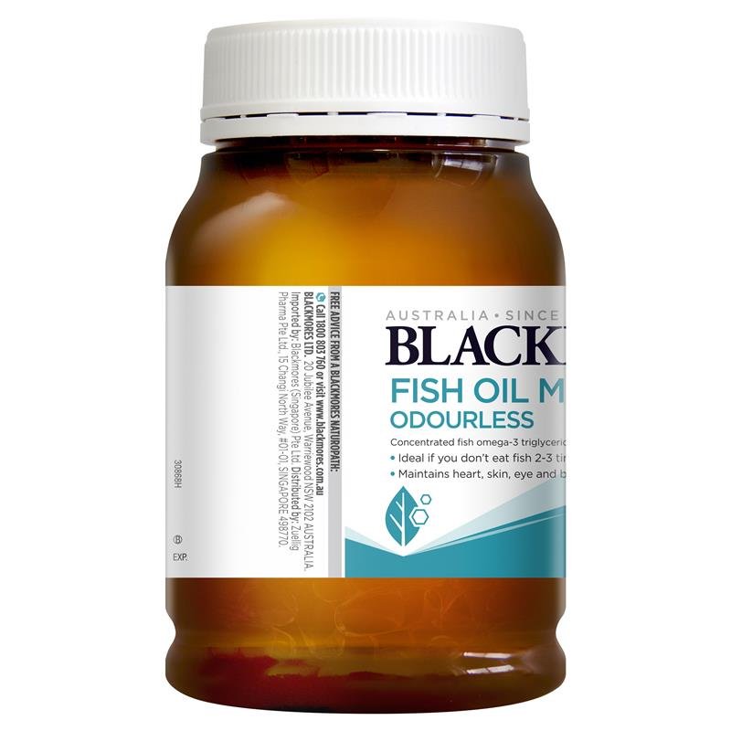 Blackmores Odourless Fish Oil 400 Mini Capsules - Image 2