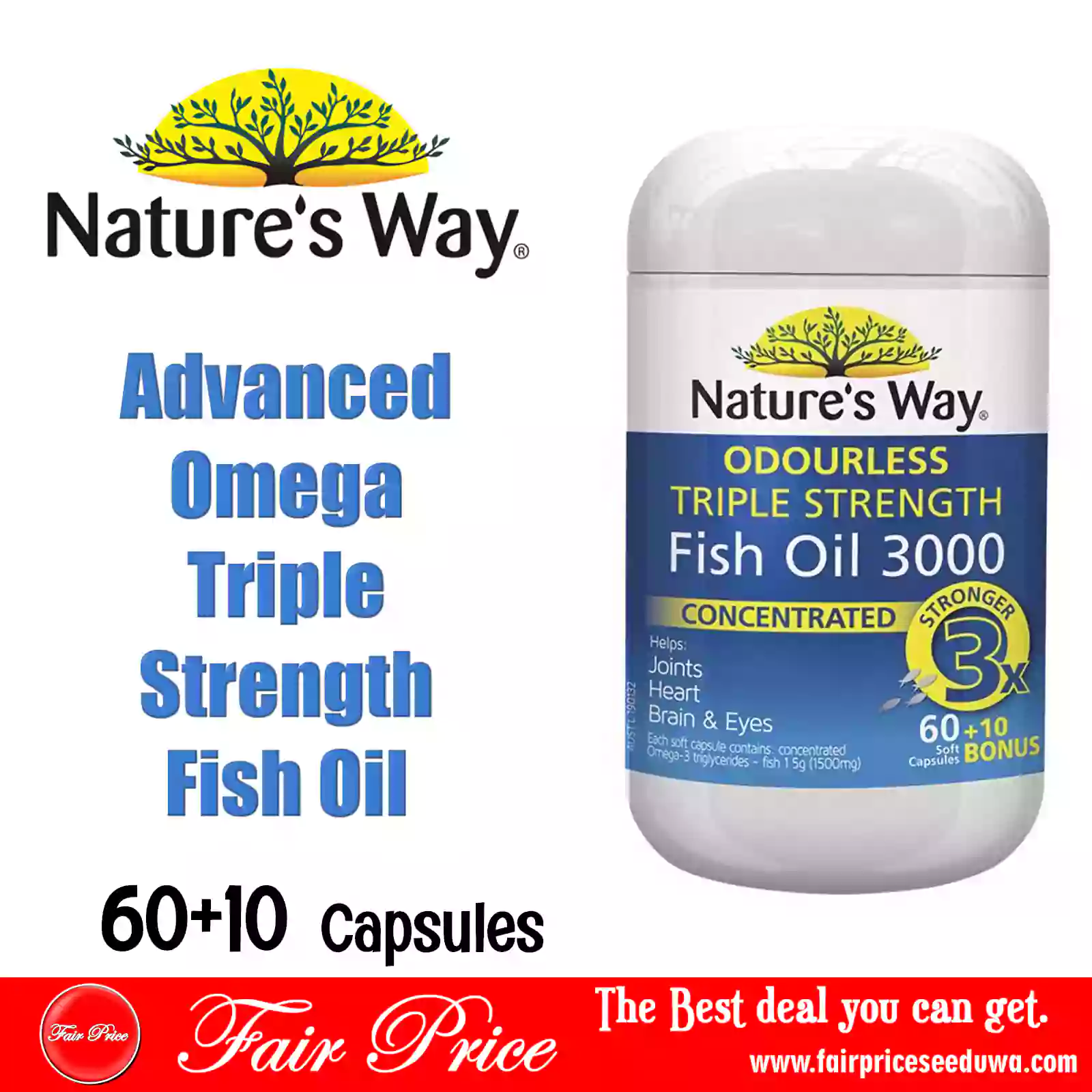 Omega-3 Triple Strength Fish Oil 1500 mg