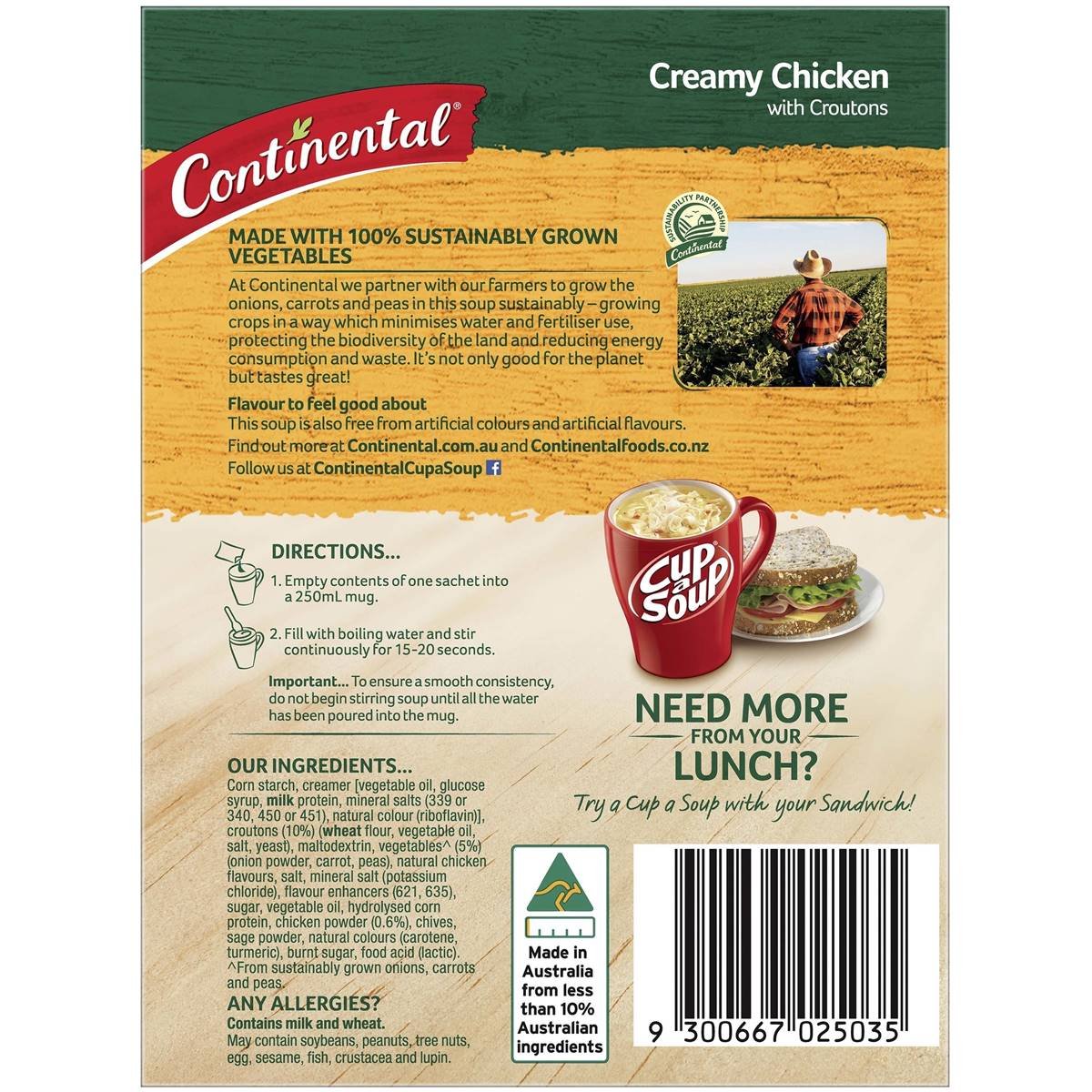 Continental Cup A Soup Creamy Chicken With Croutons 2 pack - Image 3