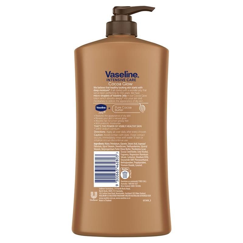 Vaseline Intensive Care Body Lotion Cocoa Glow 750ml - Image 2