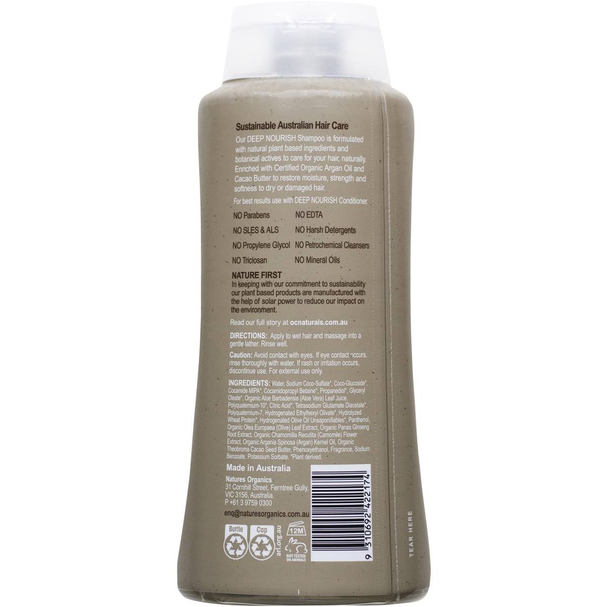 OC Naturals Shampoo Deep Nourish 725ml - Image 2