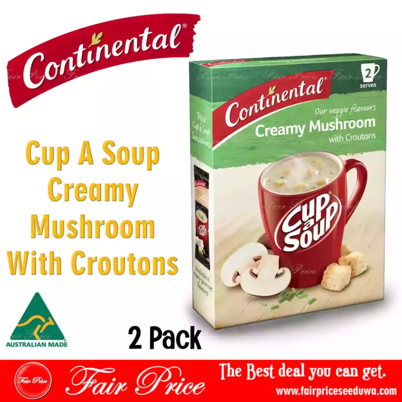Continental Cup A Soup Creamy Mushroom With Croutons 2 pack