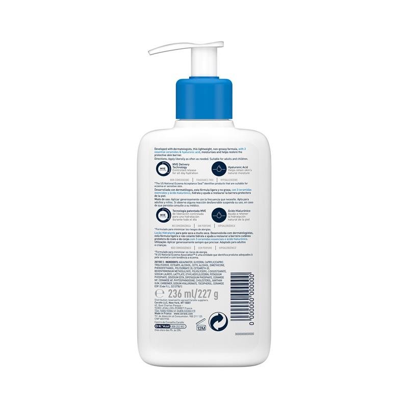 CeraVe Daily Moisturising Lotion 236ml - Image 3
