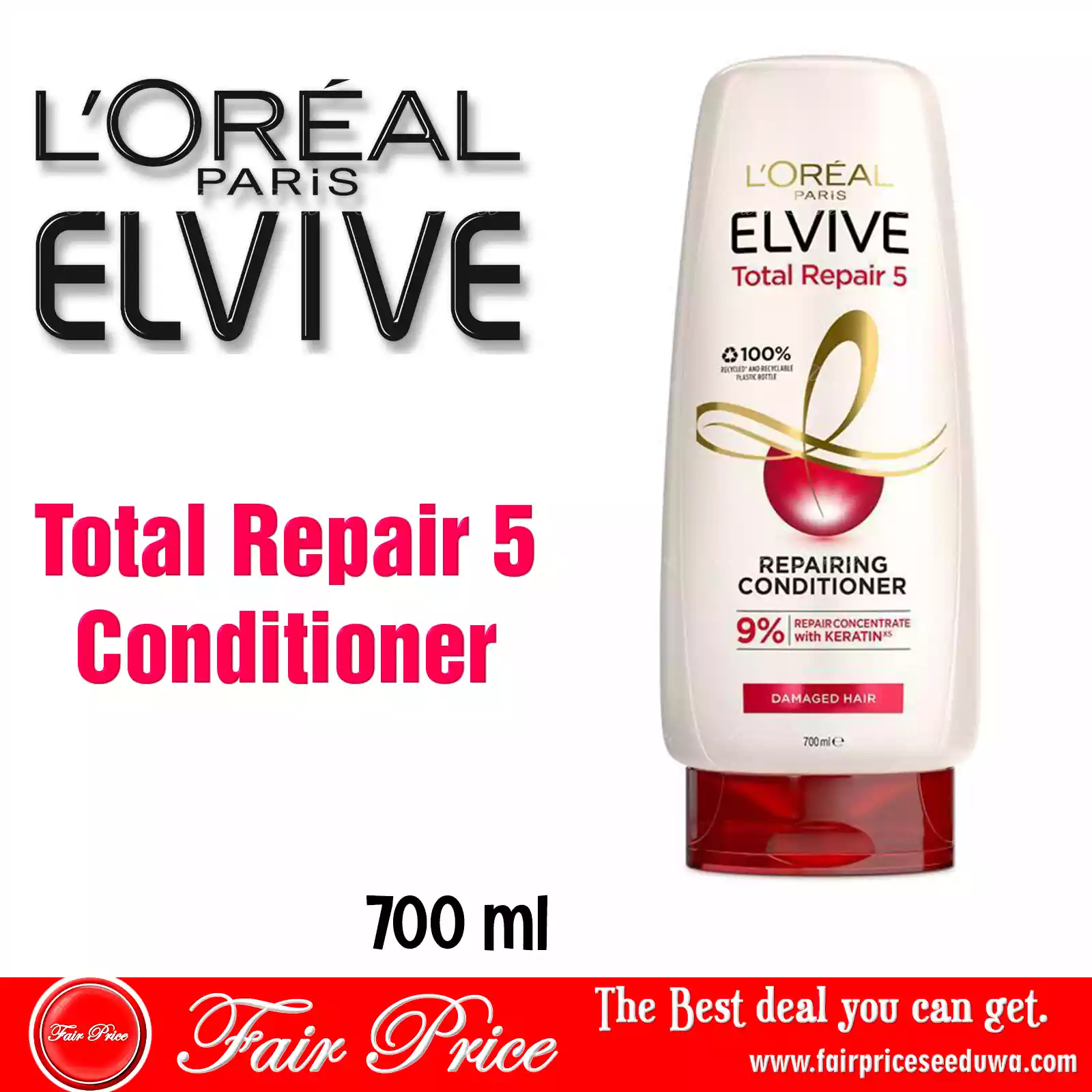 Loreal Paris Elvive Total Repair 5 Conditioner 700ml