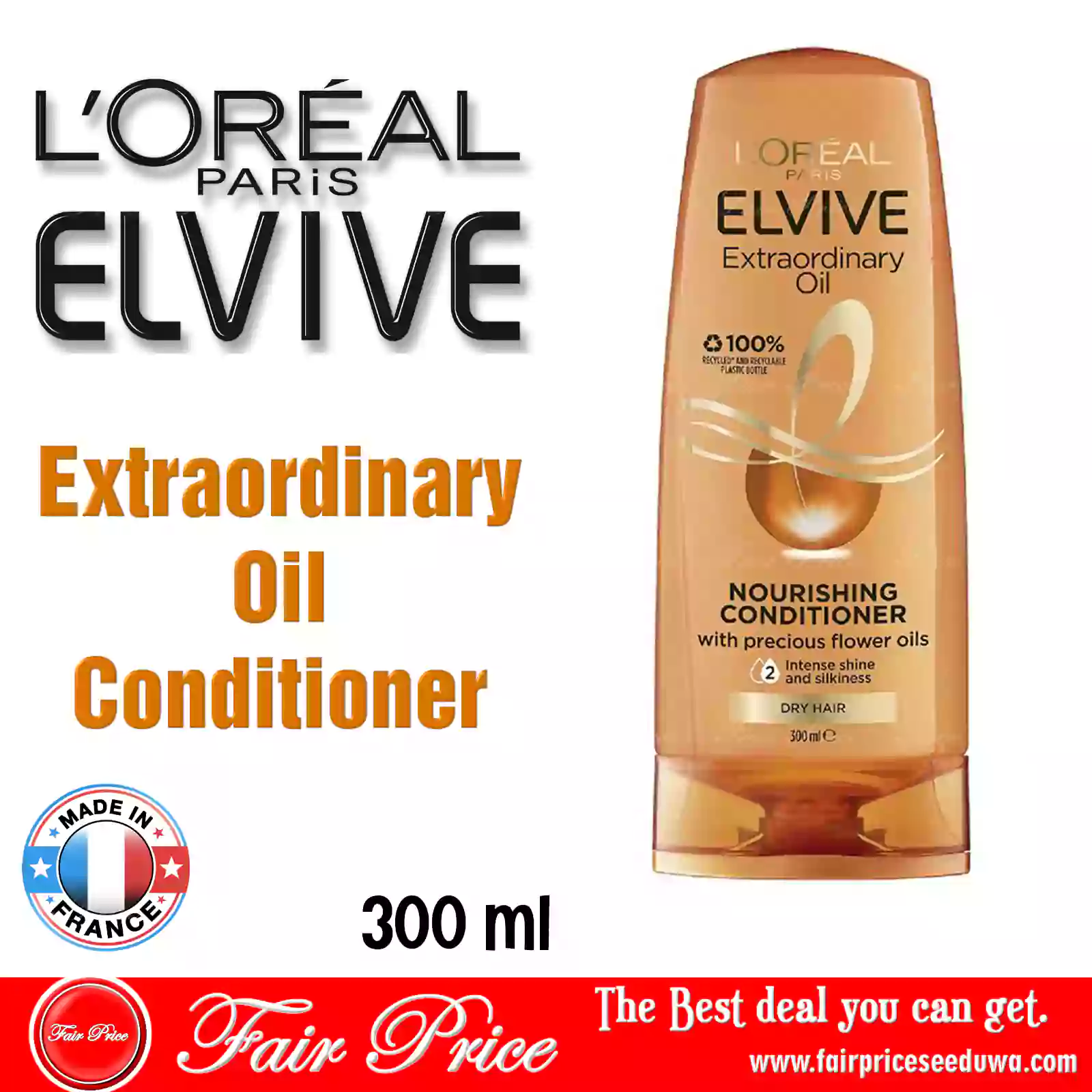 Loreal Paris Elvive Extraordinary Oil Conditioner 300ml