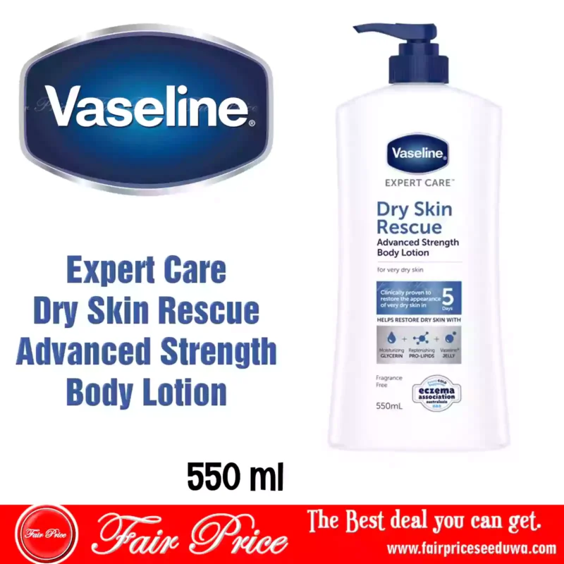 Vaseline Expert Care Dry Skin Rescue Advanced Strength Body Lotion 550ml