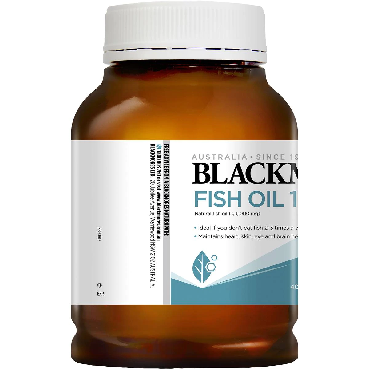 Blackmores Fish Oil 1000mg Capsules 400 Pack - Image 3