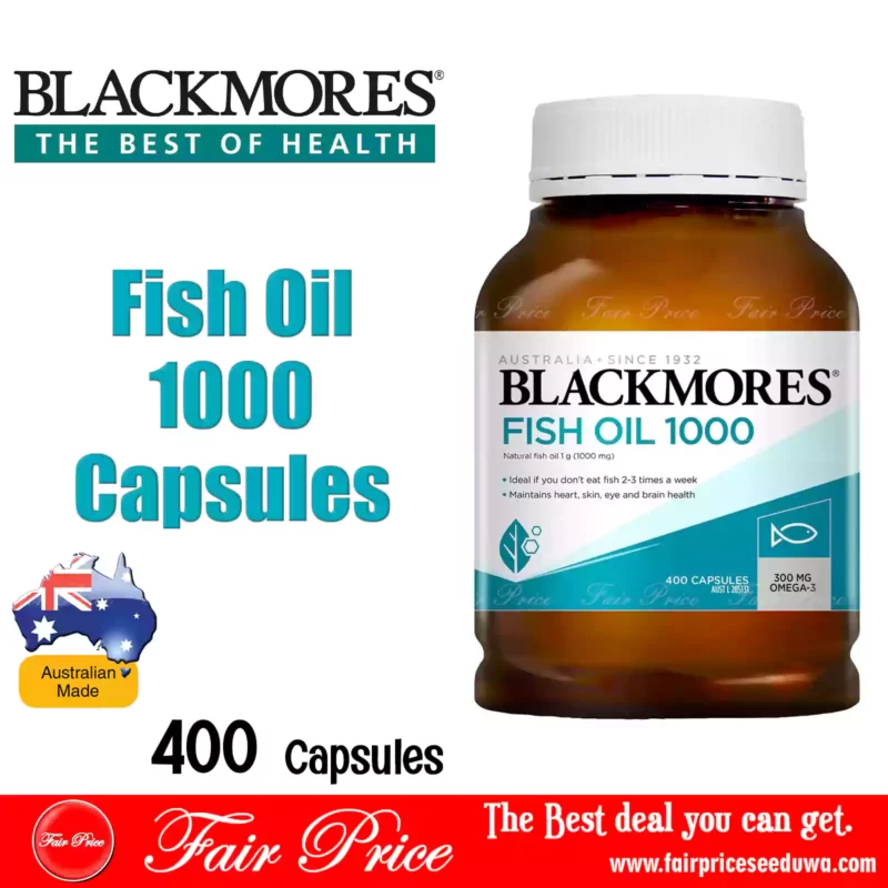 Blackmores Fish Oil 1000mg Capsules 400 Pack