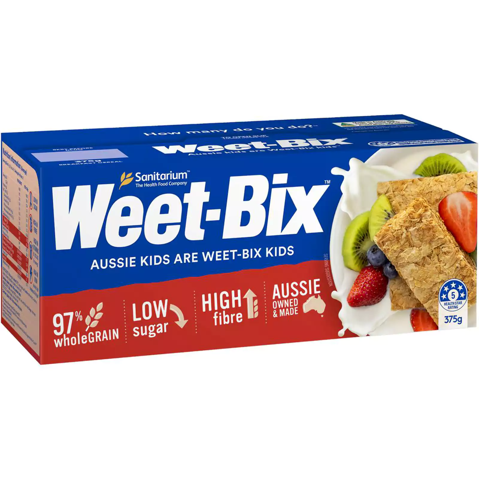 Sanitarium Weet-bix Breakfast Cereal 375g - Image 2