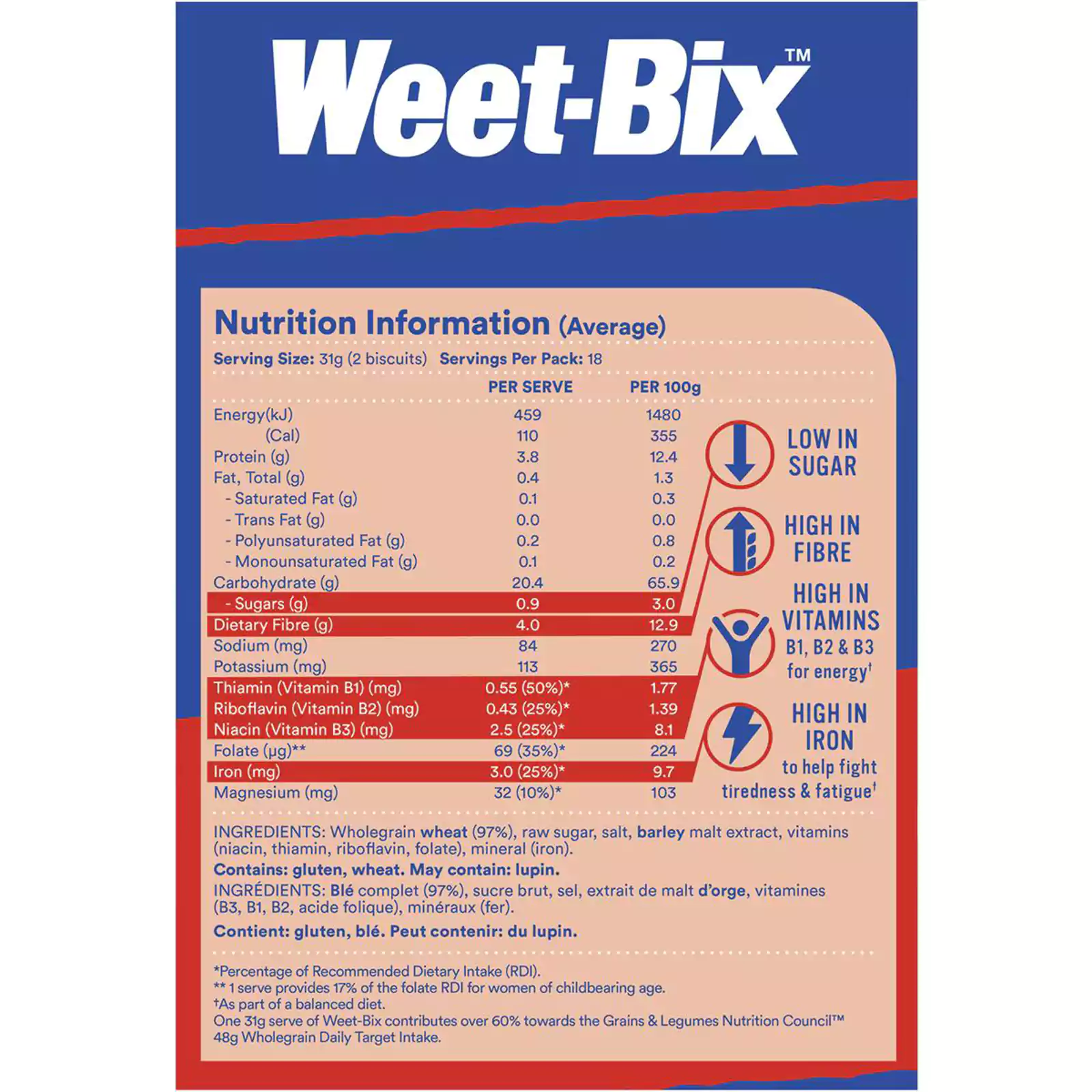 Sanitarium Weet-bix Breakfast Cereal 575g - Image 5