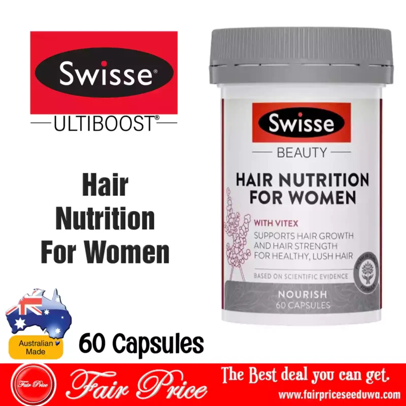 Swisse Ultiboost Hair Nutrition for Women 60 Capsules