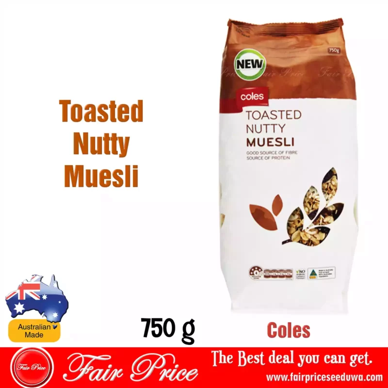 Coles Toasted Nutty Muesli 750g
