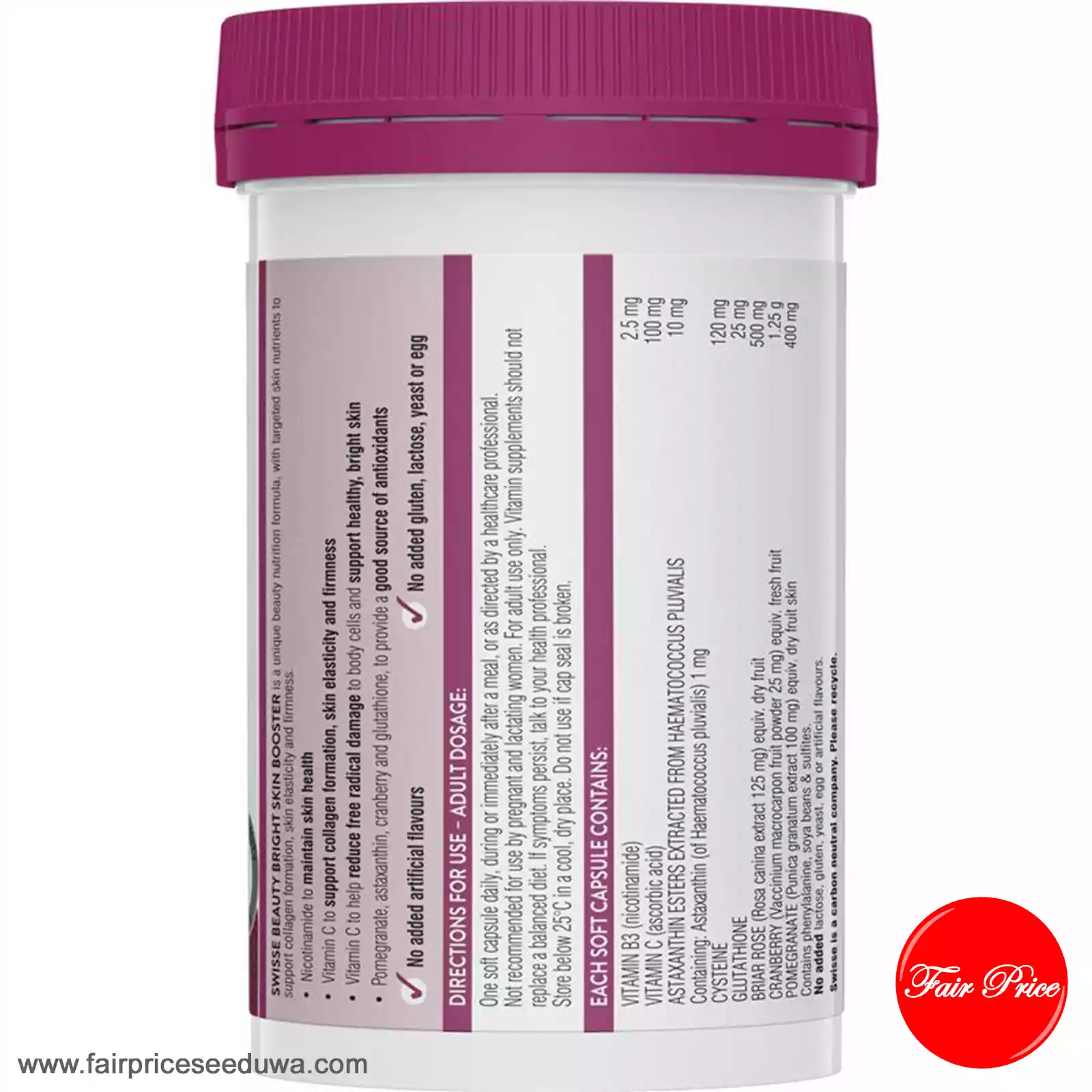 Swisse Beauty Bright Skin 60 Capsules - Image 3