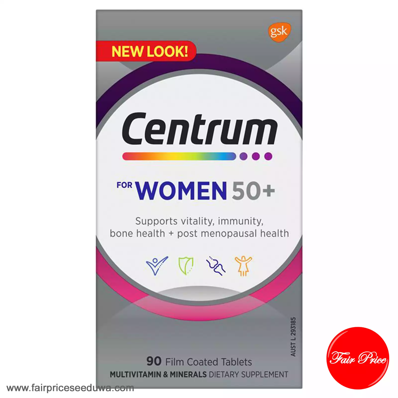 Centrum For Women 50+ 90 Tablets - Image 3