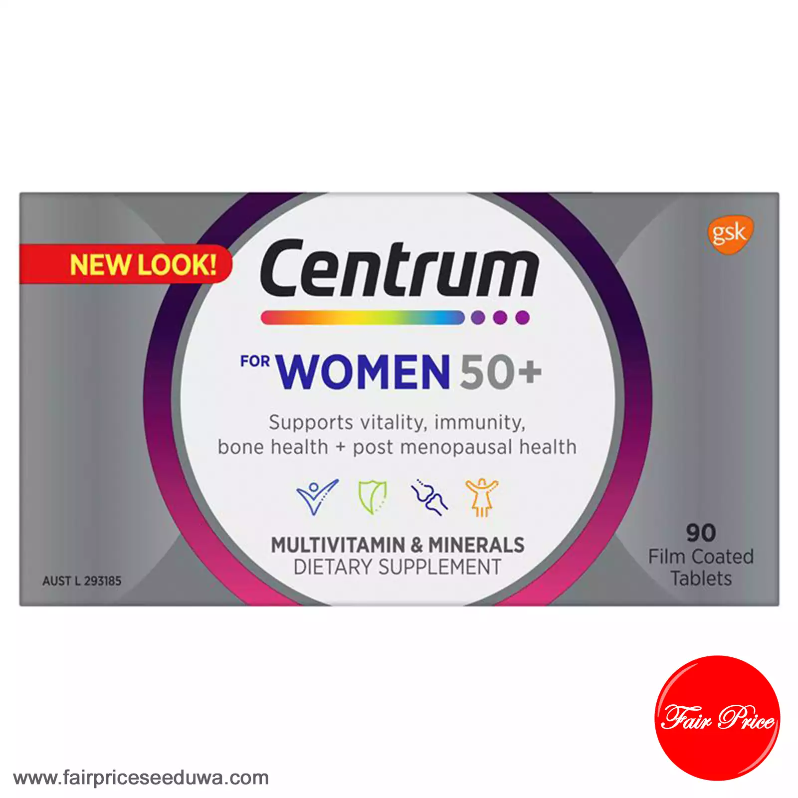 Centrum For Women 50+ 90 Tablets - Image 6