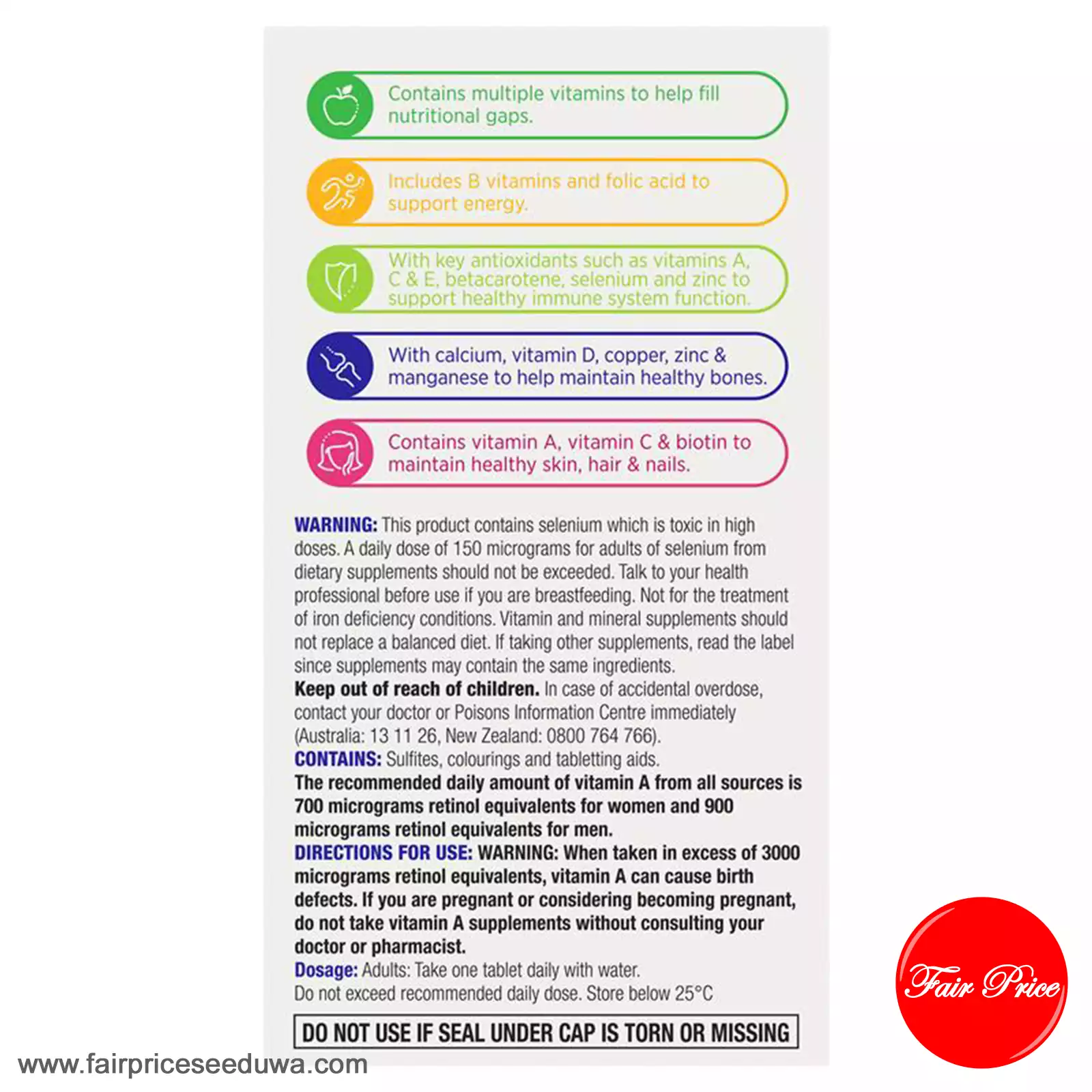 Centrum For Women 90 Tablets Exclusive Size - Image 5