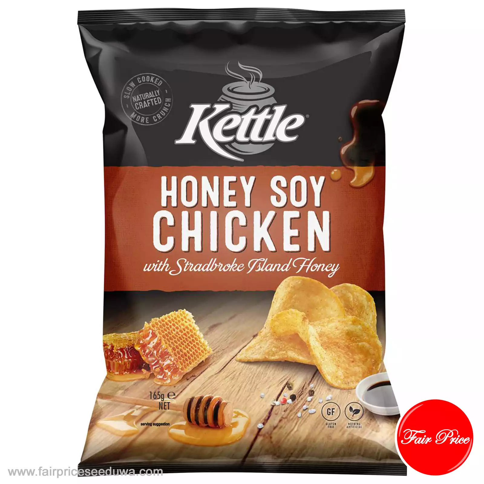 Kettle Honey Soy Chicken Chips Potato Chips 165g - Image 2