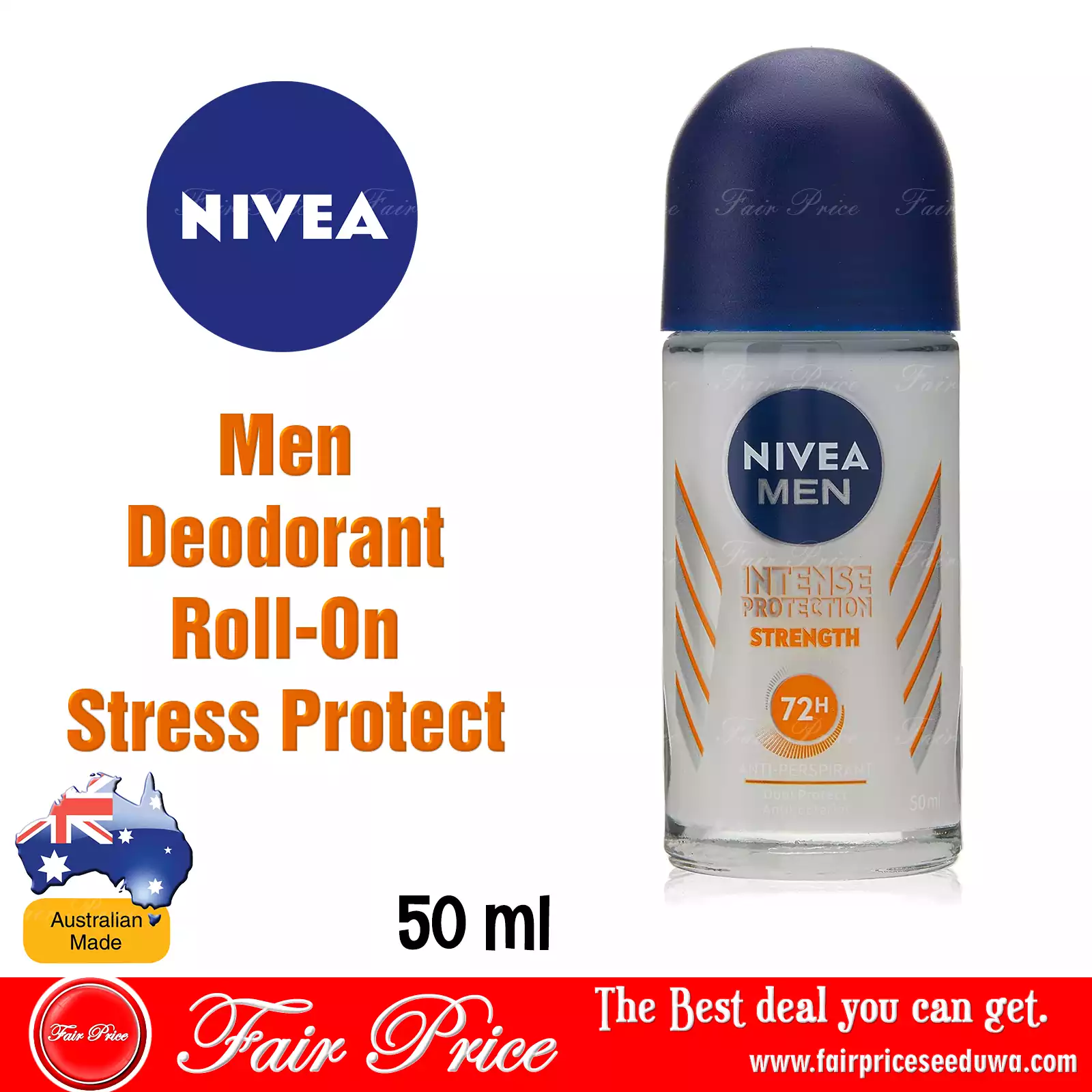 Nivea Men Deodorant Roll-On Stress Protect 50ml