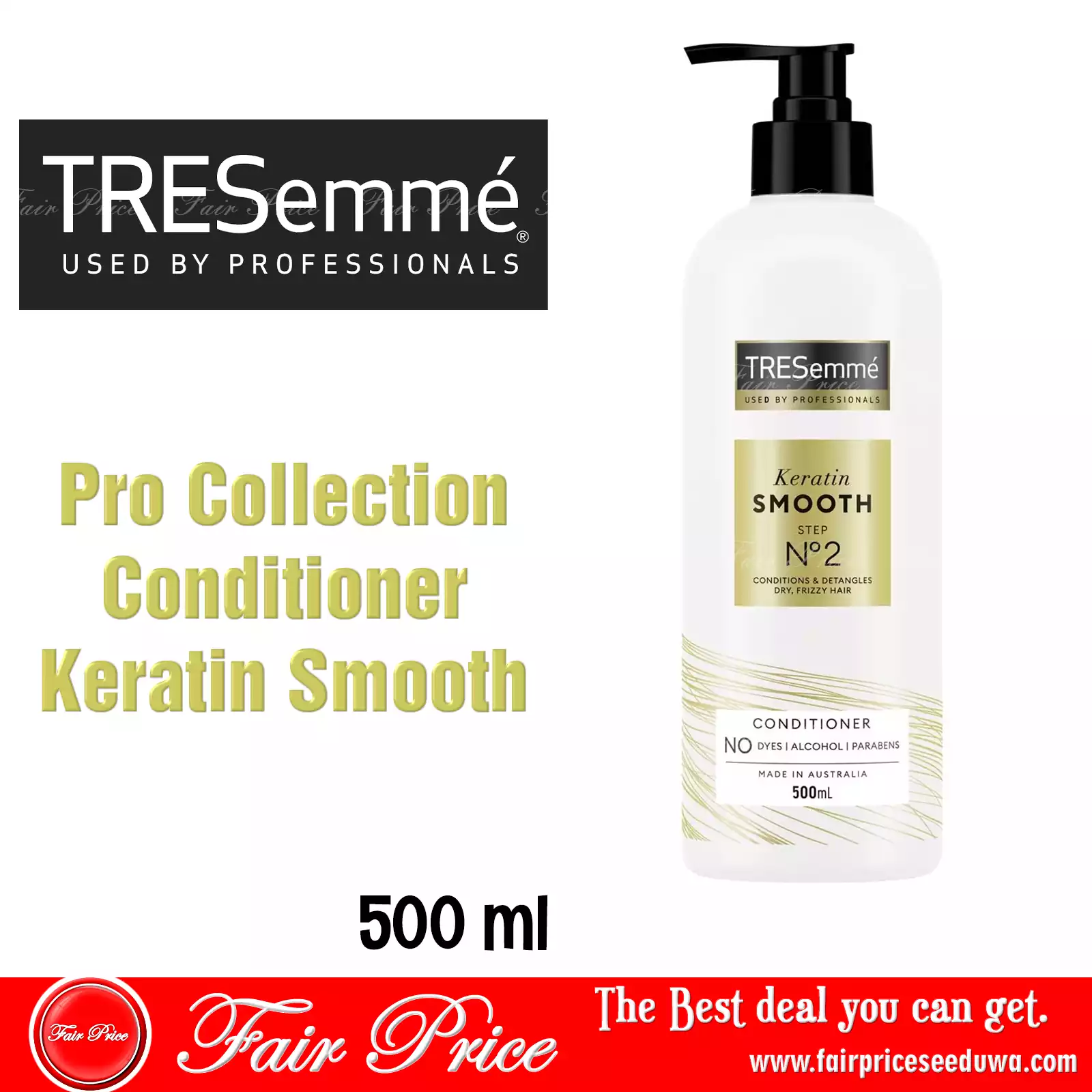 Tresemme Pro Collection Conditioner Keratin Smooth 500ml