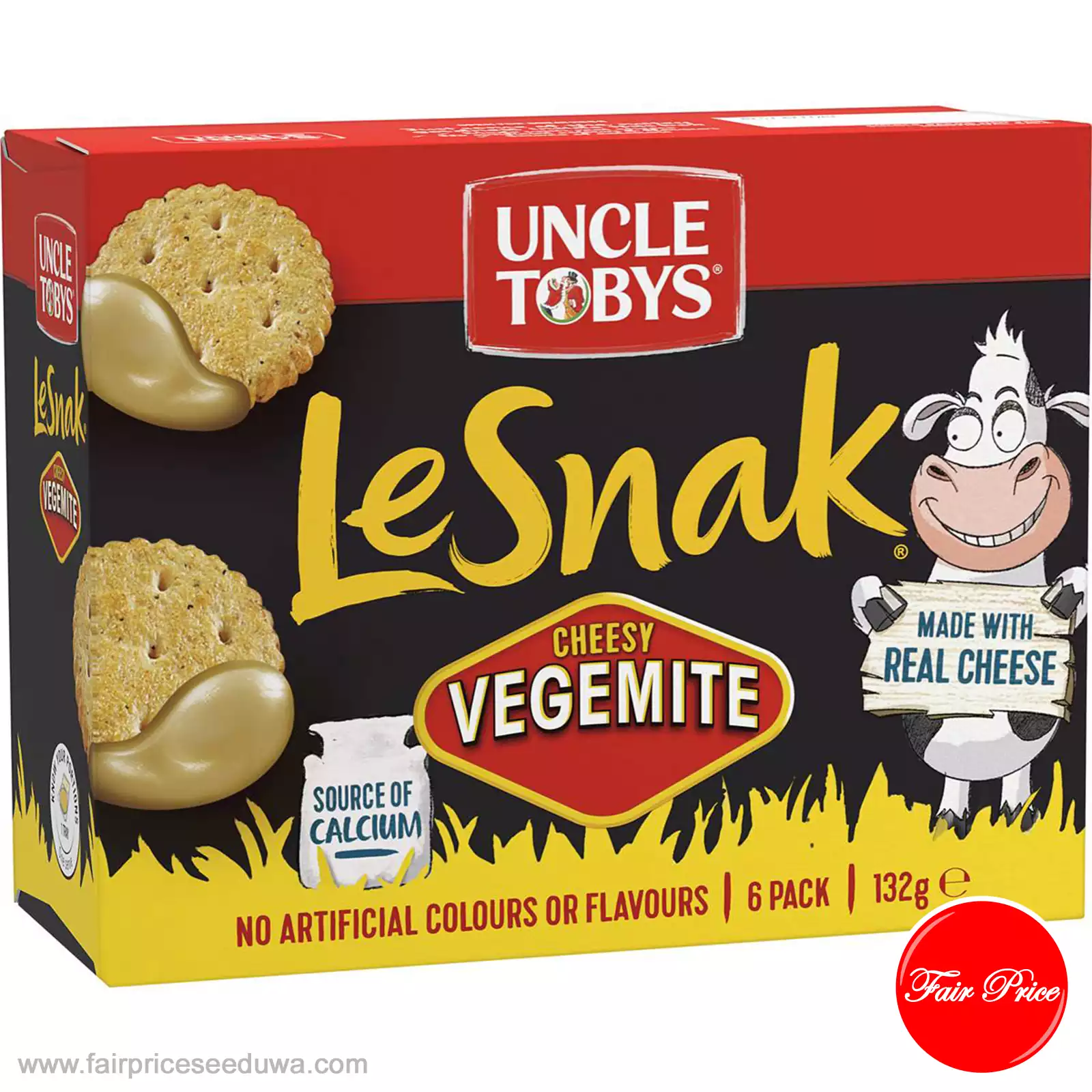 Uncle Tobys Le Snak Vegemite 6 Pack - Image 2