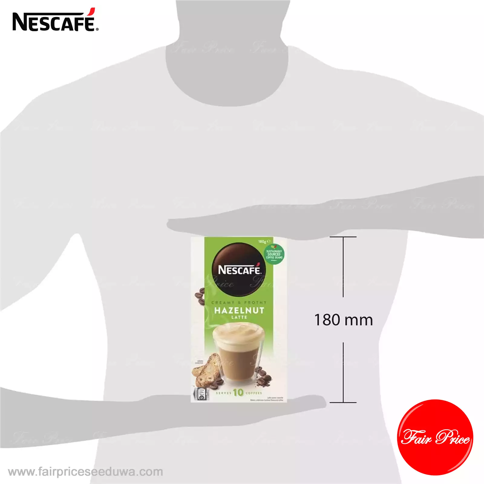 Nescafe Hazelnut Latte Coffee Sachets 10 Pack - Image 8