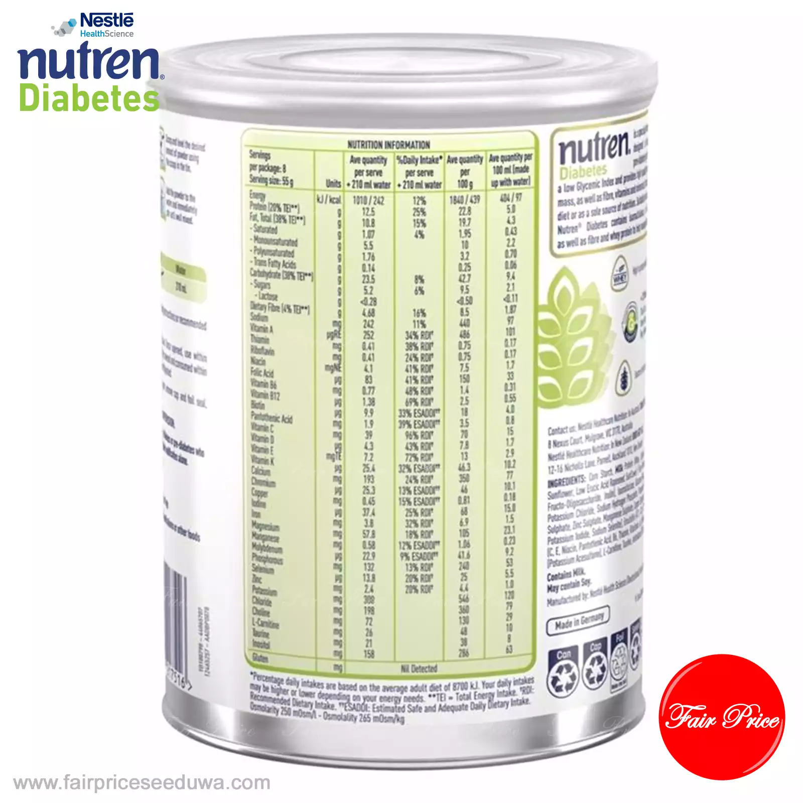 Nutren Diabetes 400g - Image 3