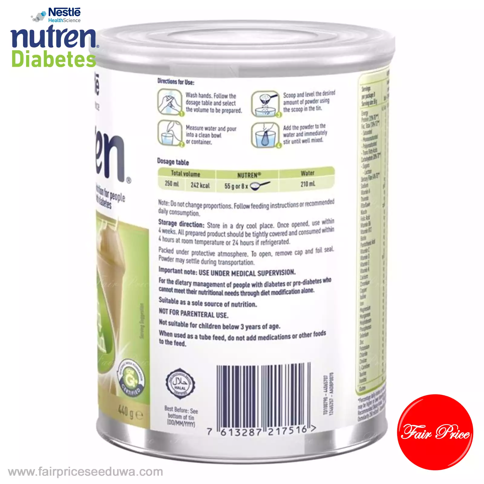 Nutren Diabetes 400g - Image 4