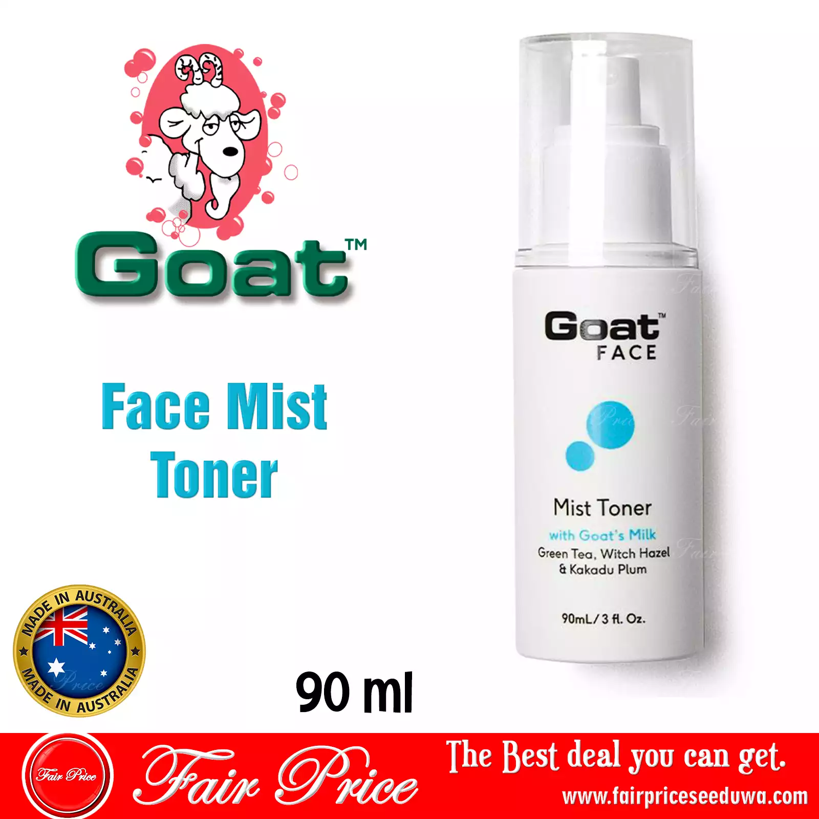 Goat Face Mist Toner 90ml