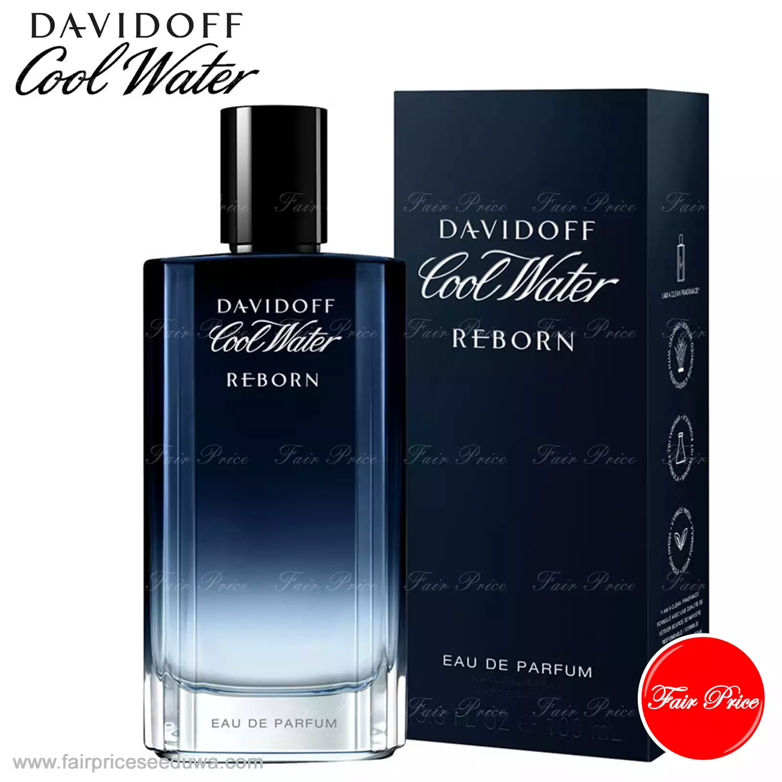 Davidoff Cool Water Reborn Man Eau De Parfum 100ml - Image 3