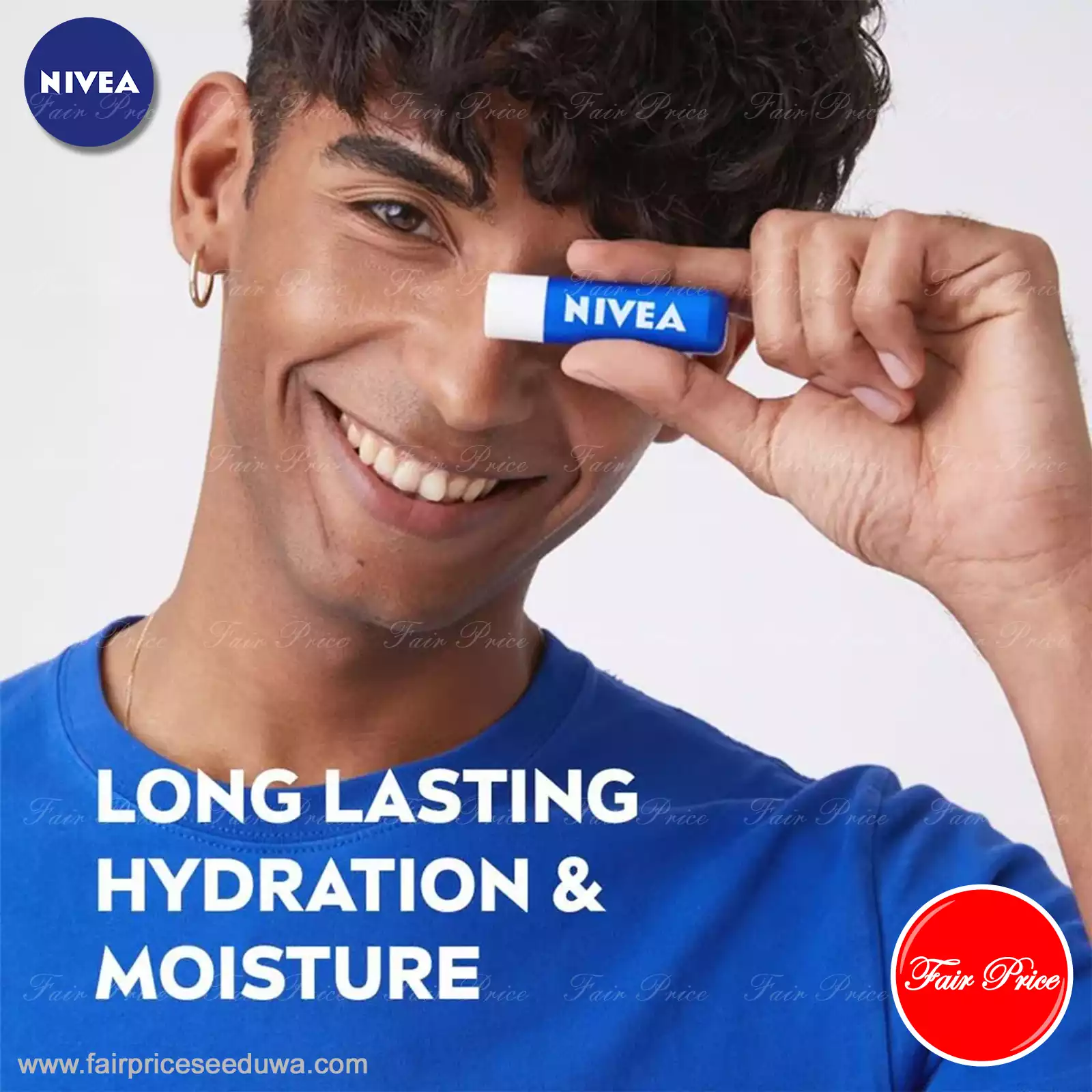 NIVEA Original Care Moisturising Lip Balm 4.8g - Image 9