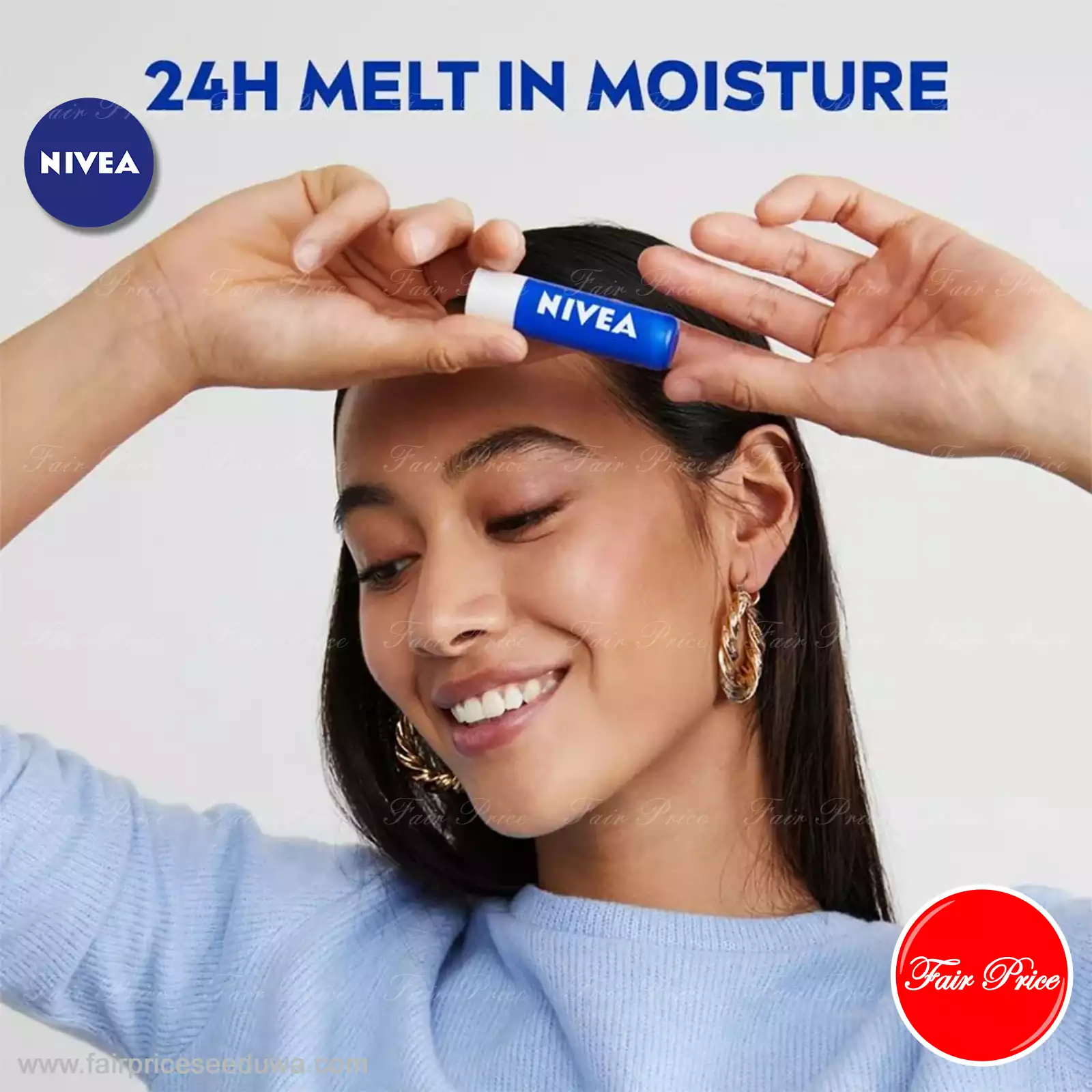 NIVEA Original Care Moisturising Lip Balm 4.8g - Image 10