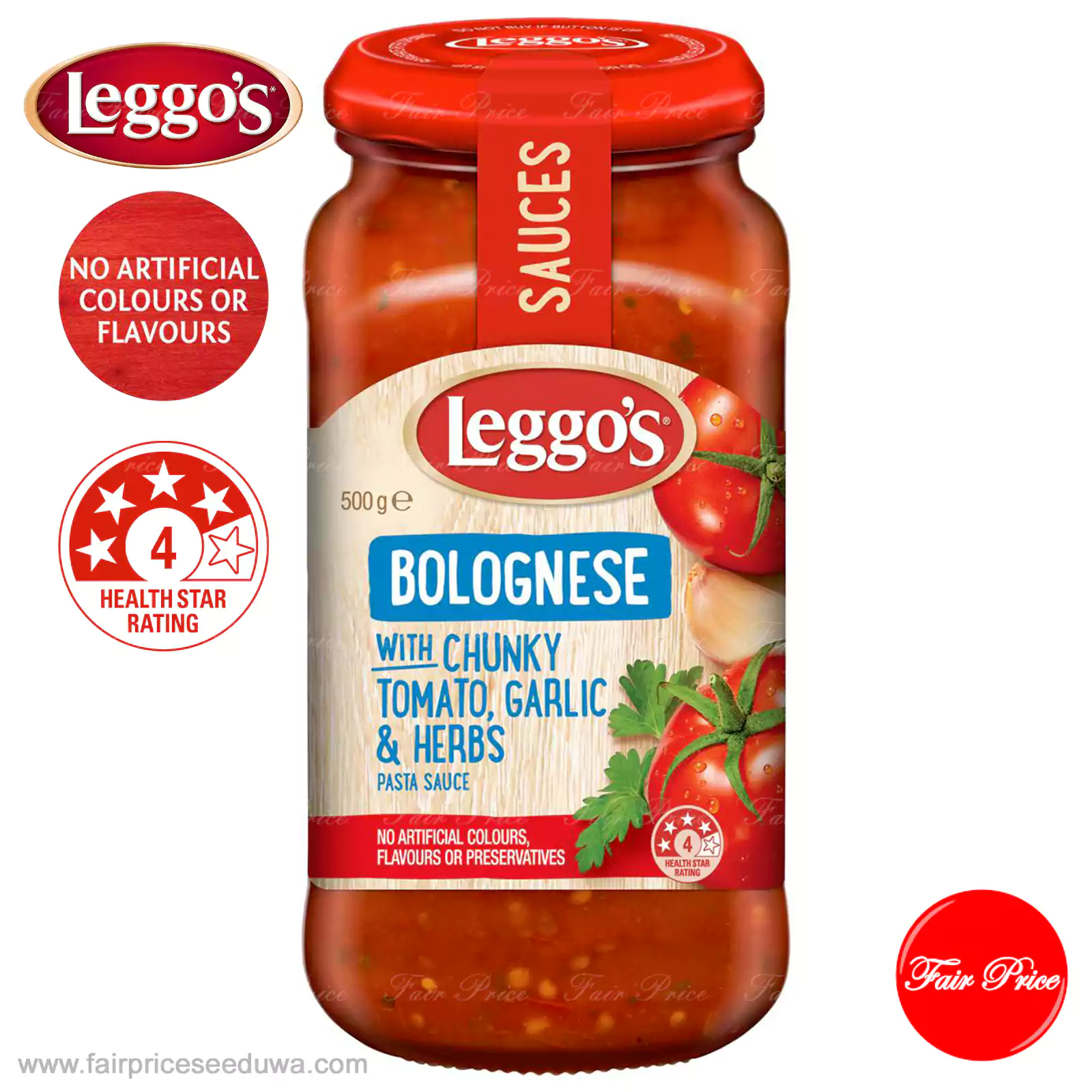 Leggo's Bolognese - Chunky Tomato Garlic & Herbs Pasta Sauce 500g - Image 2