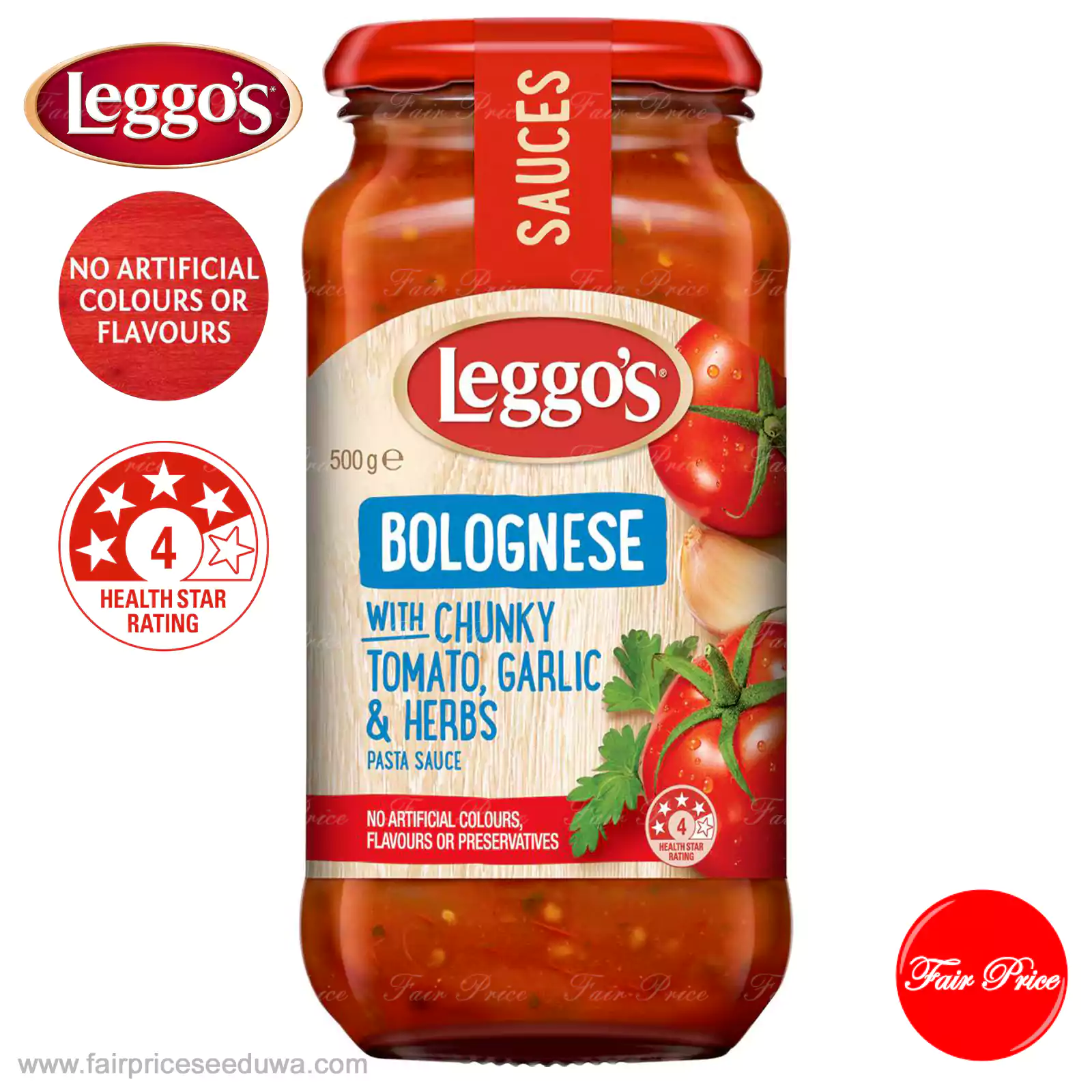 Leggo's Bolognese - Chunky Tomato Garlic & Herbs Pasta Sauce 500g - Image 3