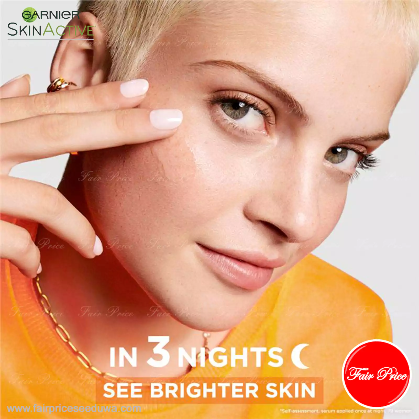 Garnier Skin Active Vitamin C Brightening Night Serum 30ml - Image 4