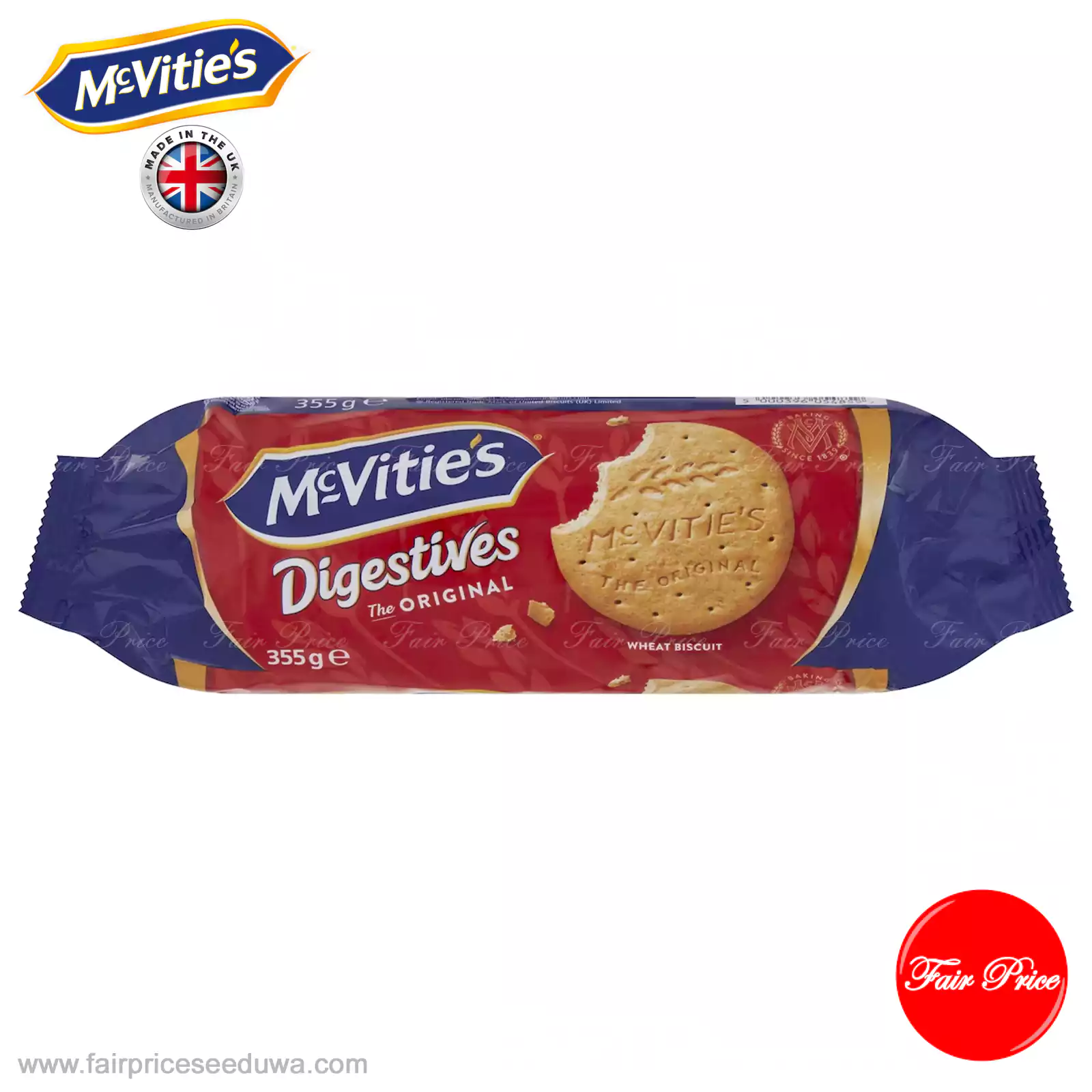 Mcvitie's Digestives Original 355g - Image 2