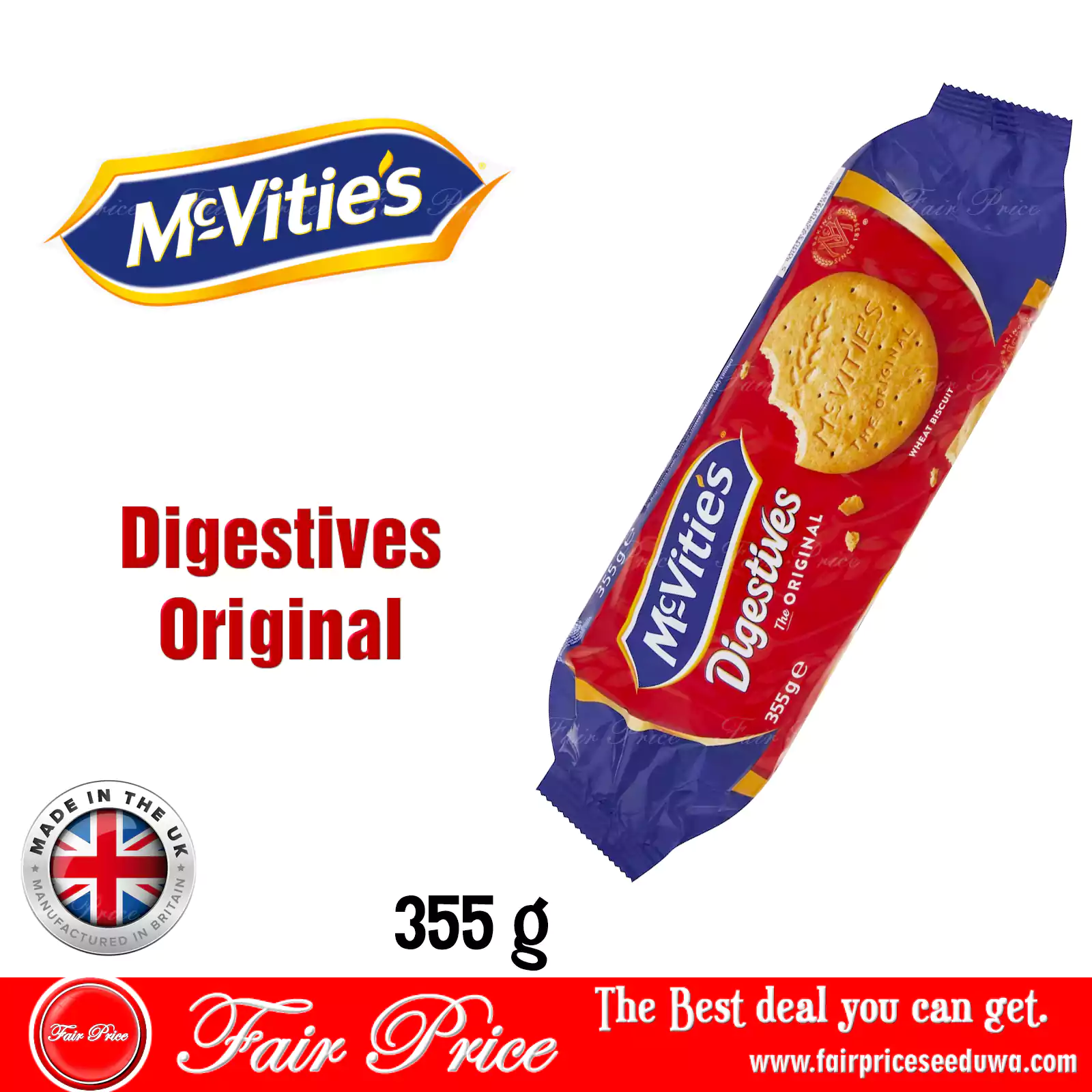 Mcvitie's Digestives Original 355g