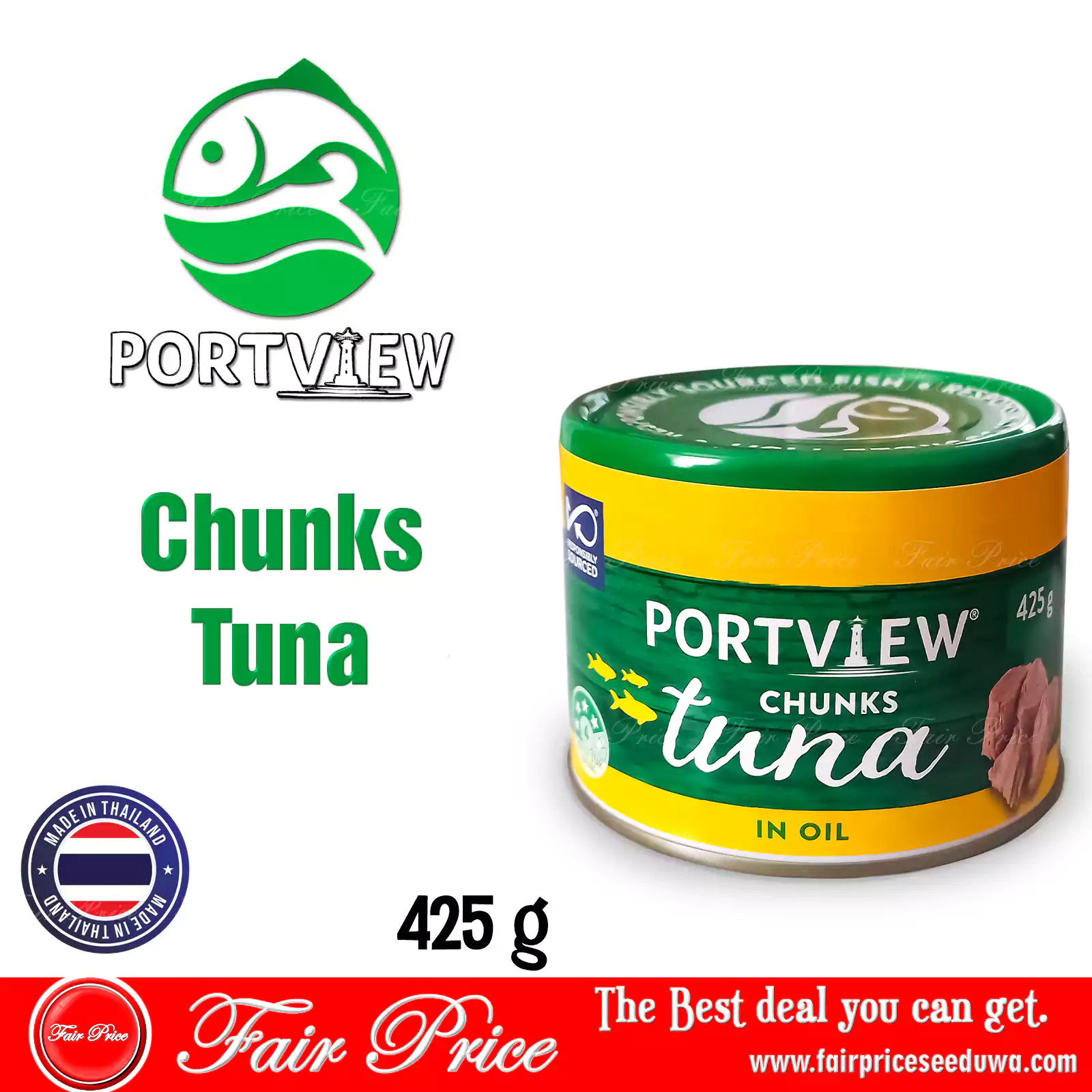 Portview Chunks Tuna 425g