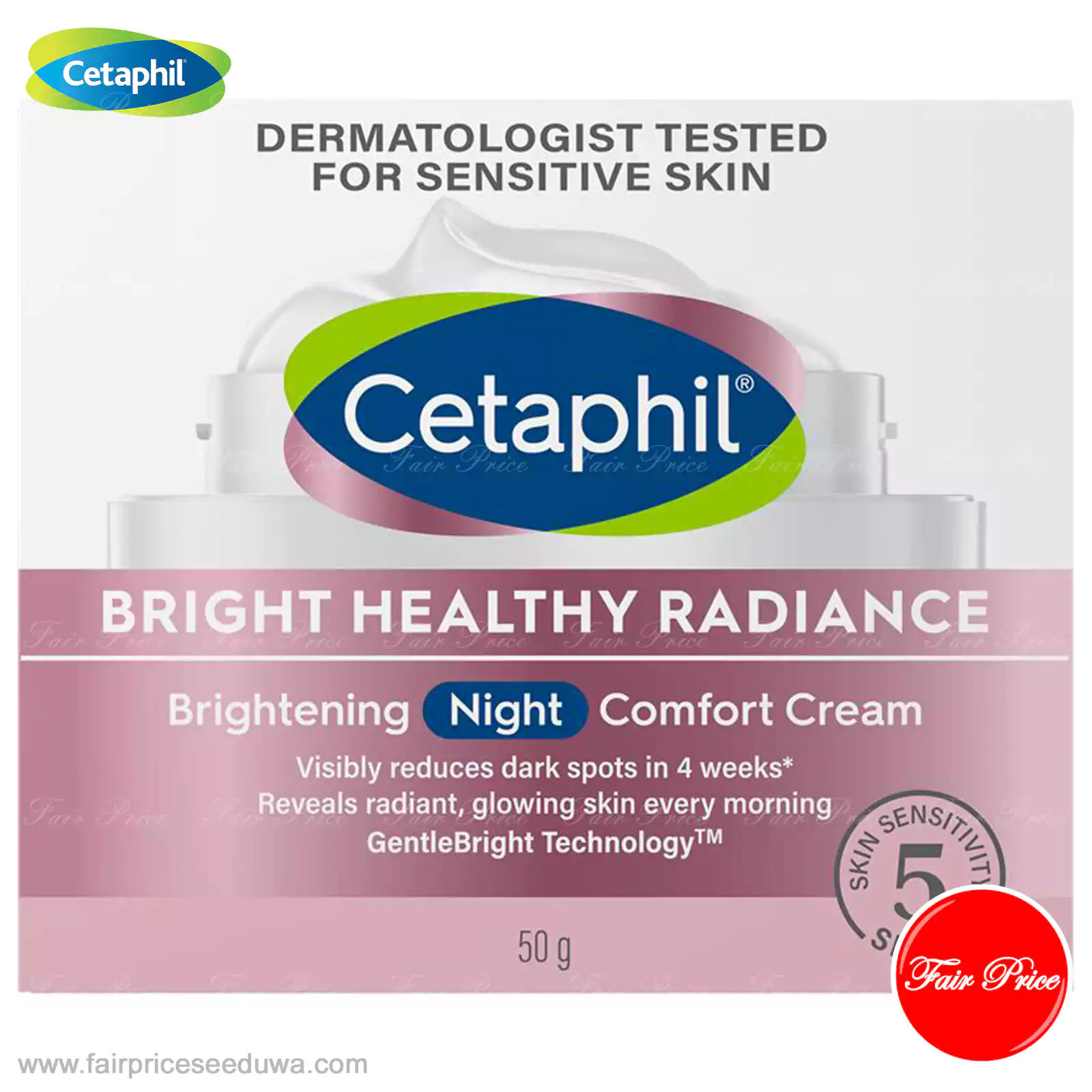 Cetaphil Bright Healthy Radiance Brightening Night Comfort Cream 50g - Image 4