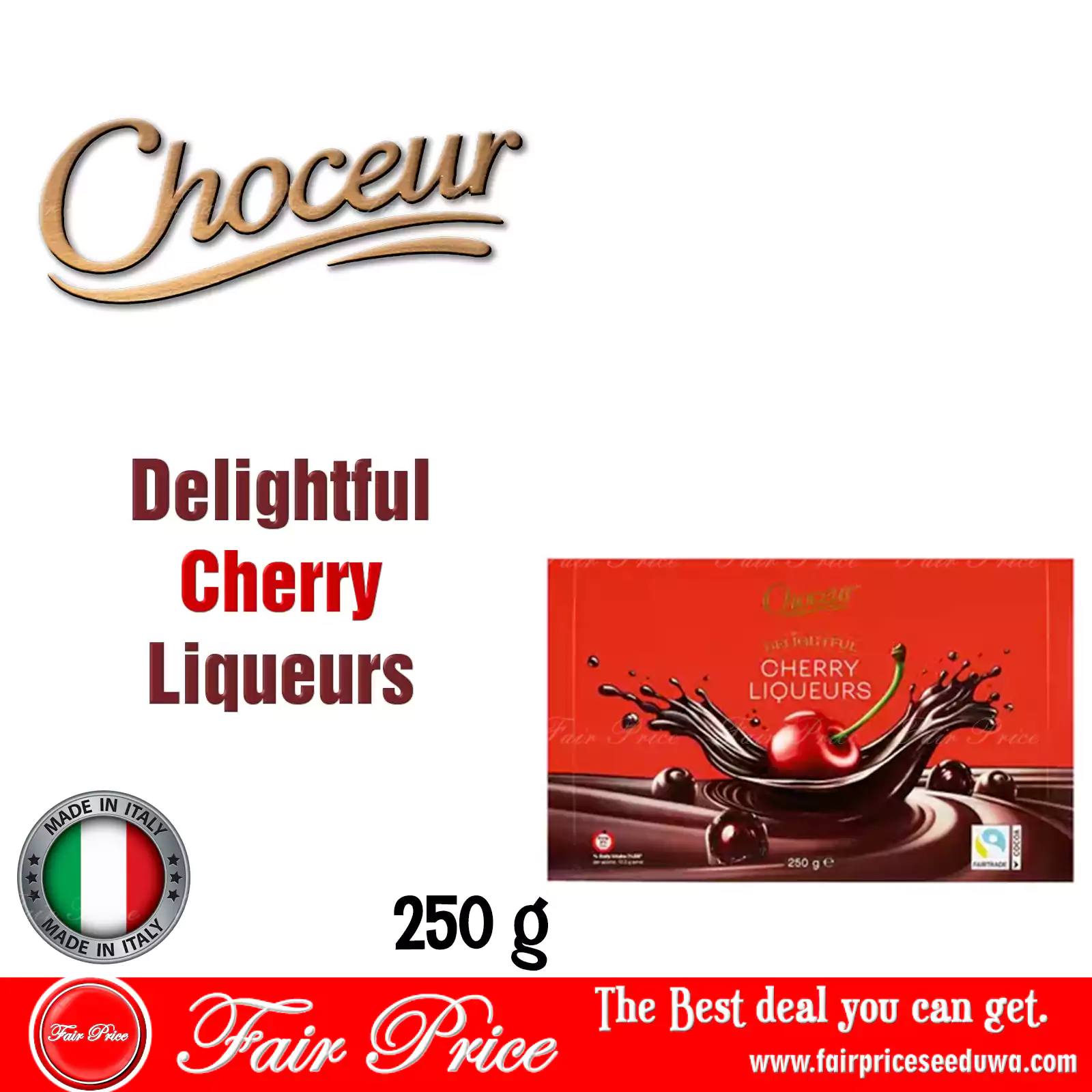 Choceur delightful cherry liqueurs 250g