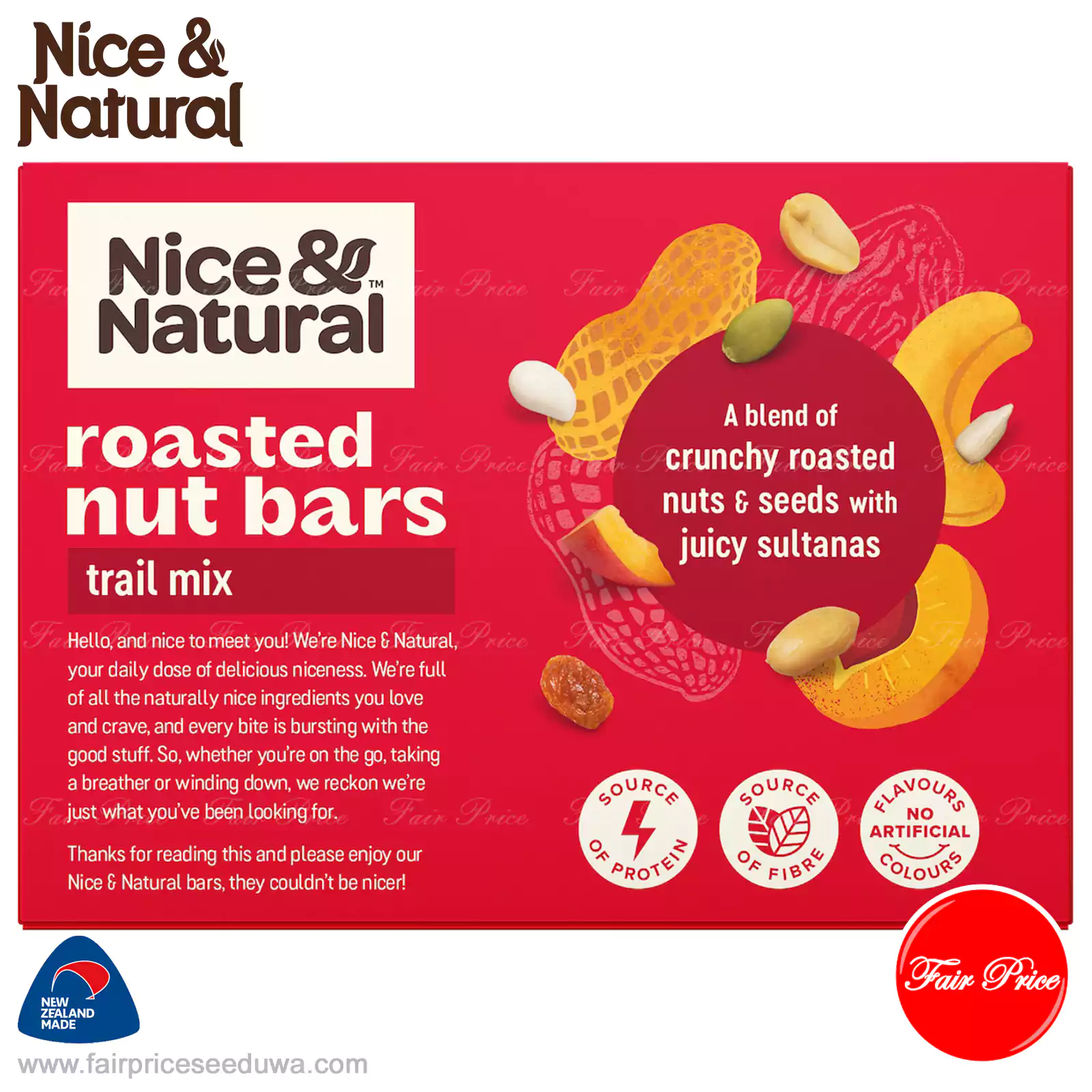 Nice & Natural Nut Bar Trail Mix 6 Pack - Image 4