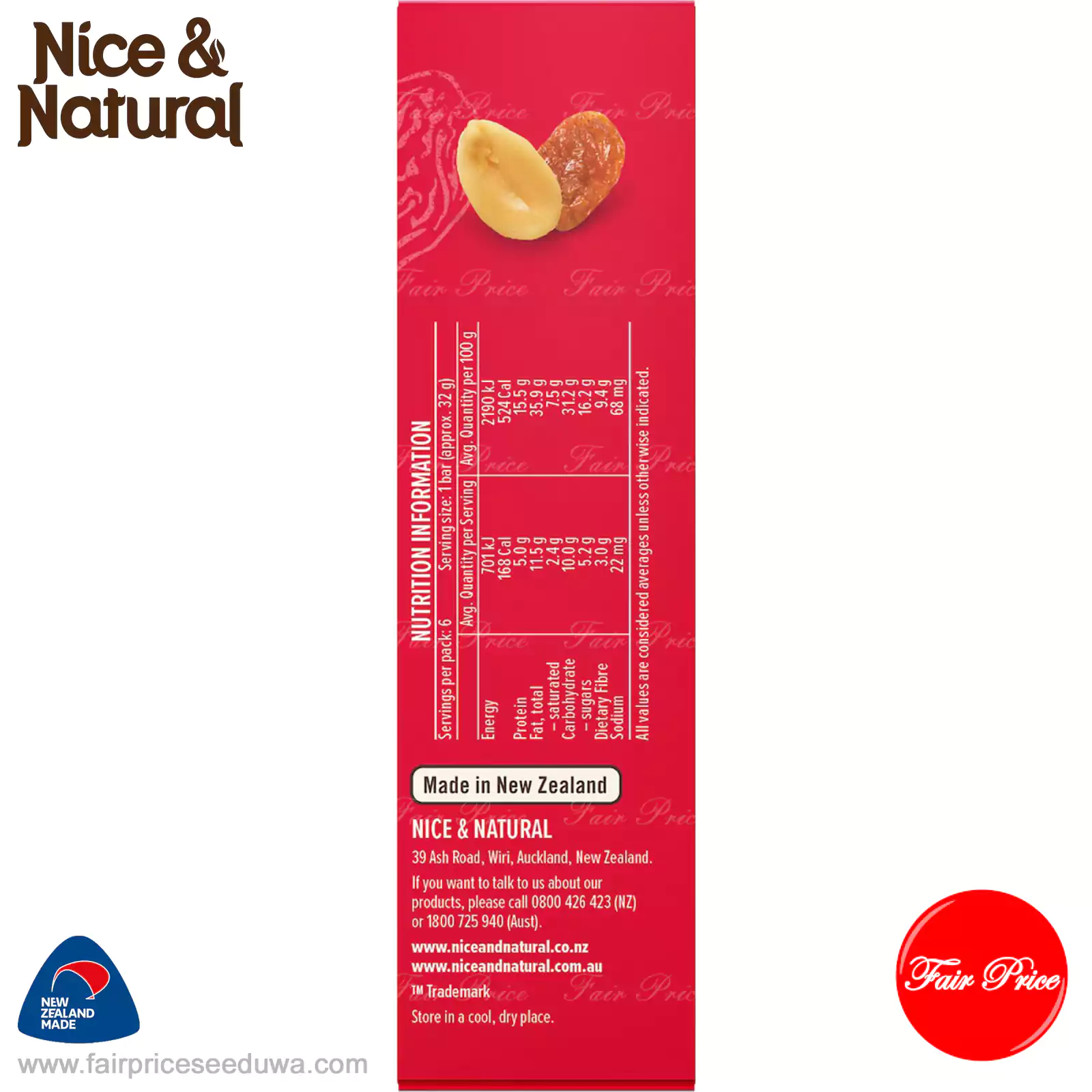 Nice & Natural Nut Bar Trail Mix 6 Pack - Image 6