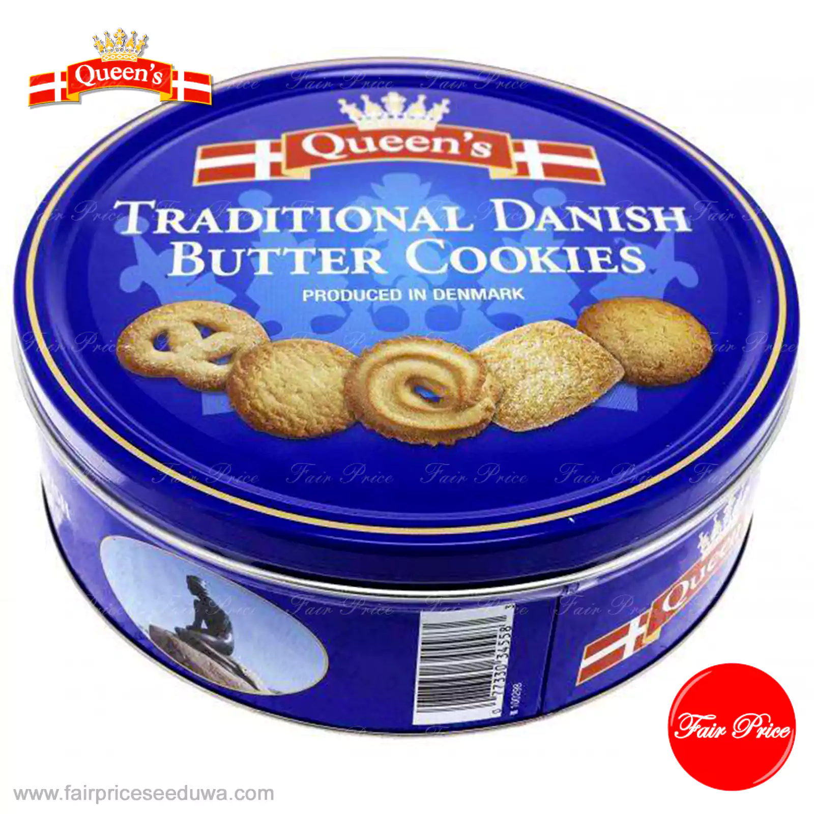Queens Traditional Danish Butter Cookies 454g - Image 3