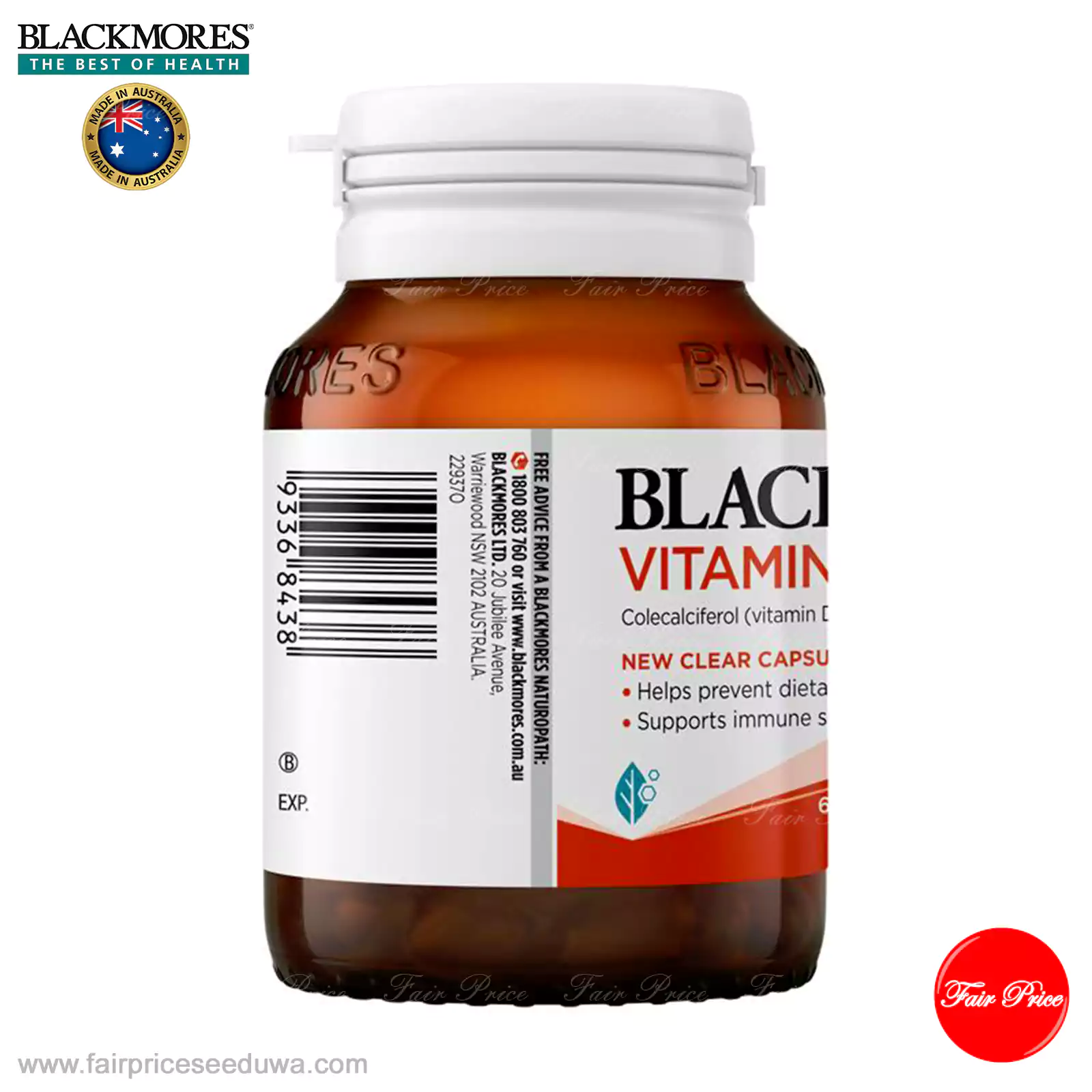 Blackmores Vitamin D3 1000IU 60 Capsules - Image 4