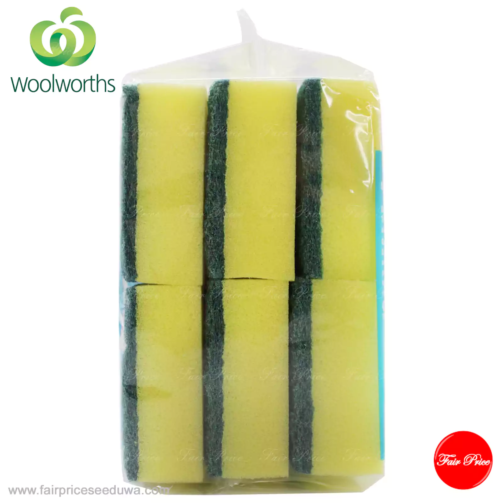 Essentials Sponge Scourer 6 Pack - Image 6