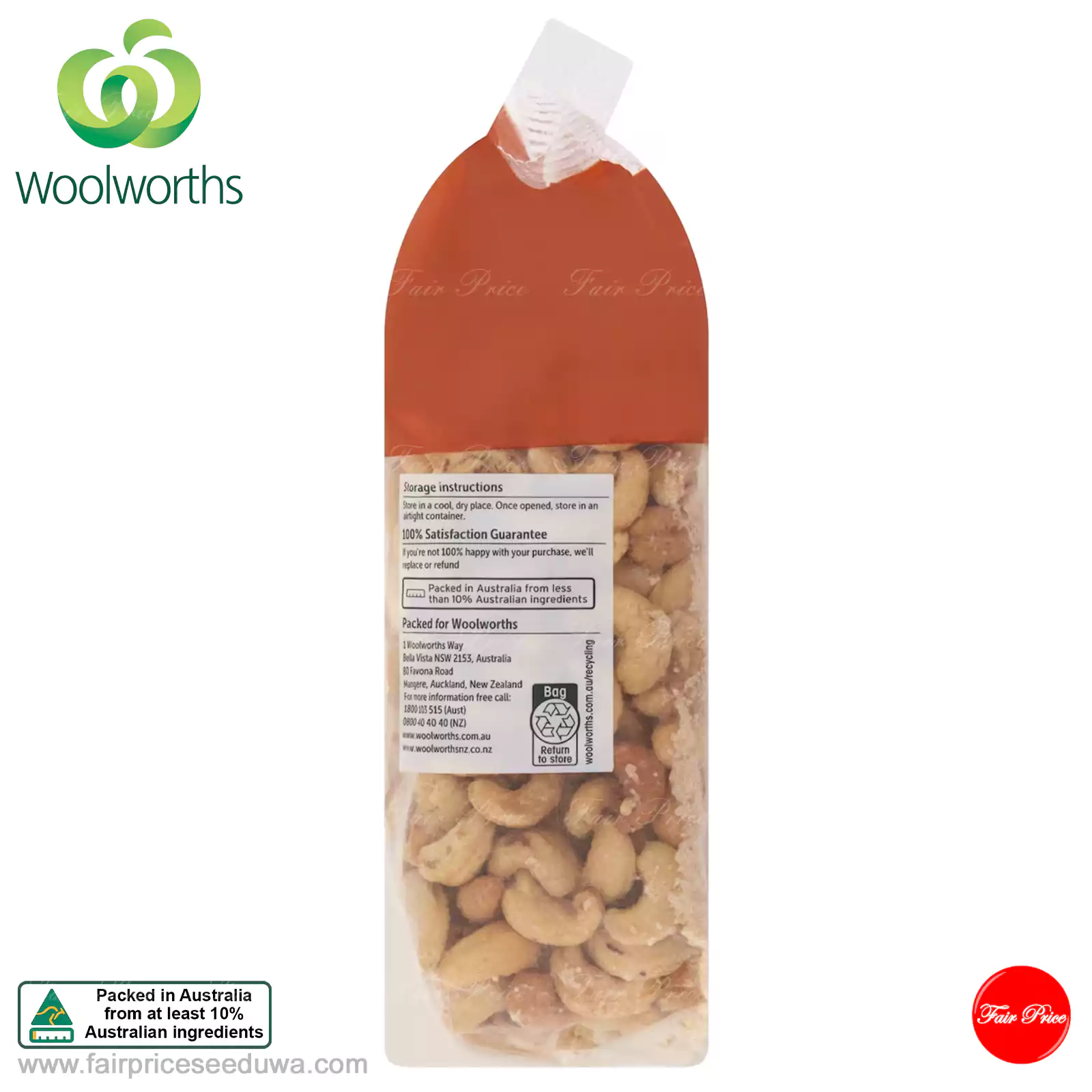 Woolworths Cashews Roasted & Salted 750g Pack - Image 5