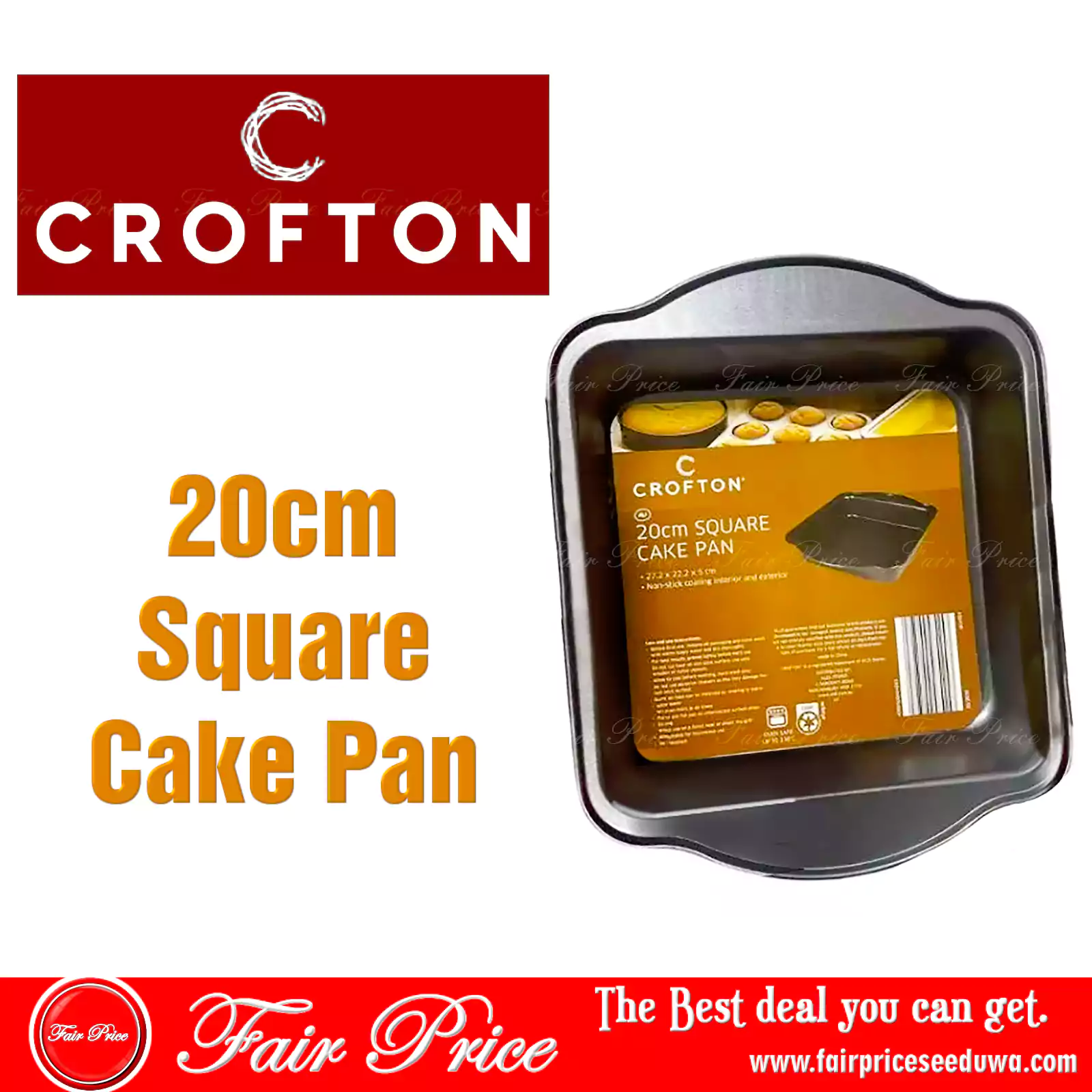 Crofton 20cm Square Cake Pan