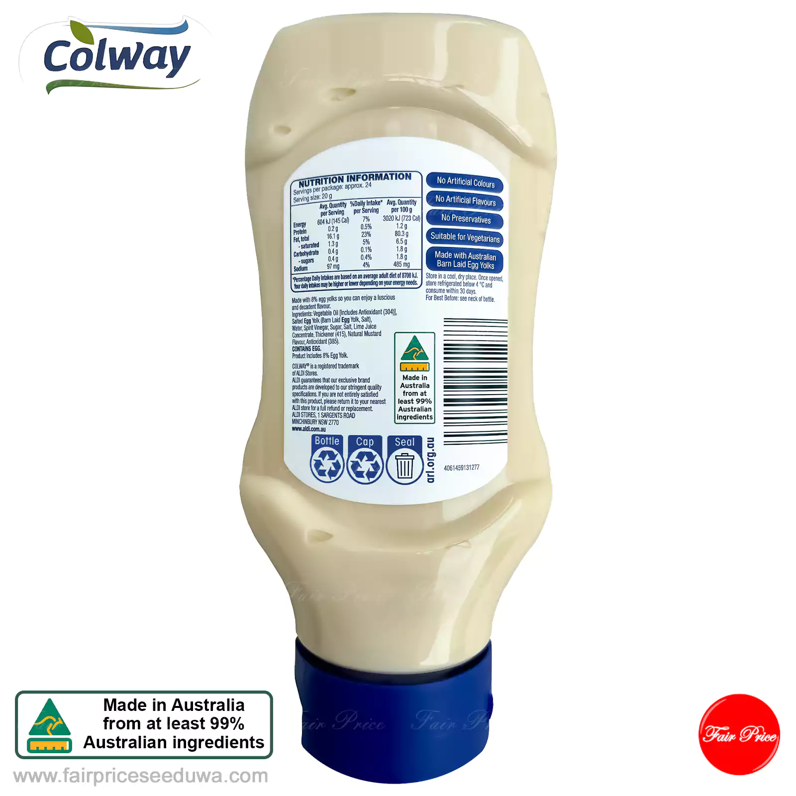 Colway Mayonnaise 475g - Image 3