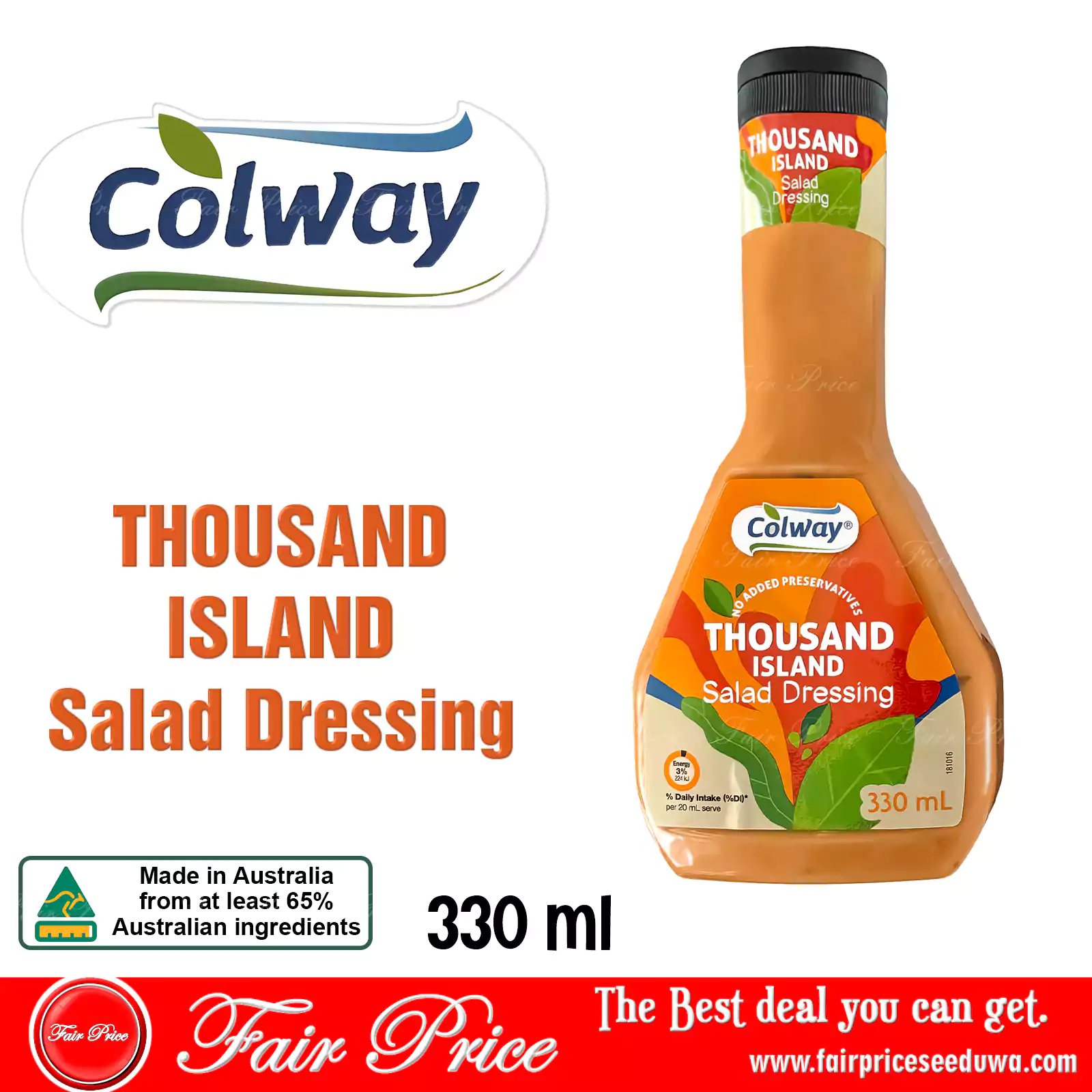 Colway Thousand Island Salad Dressing 330ml